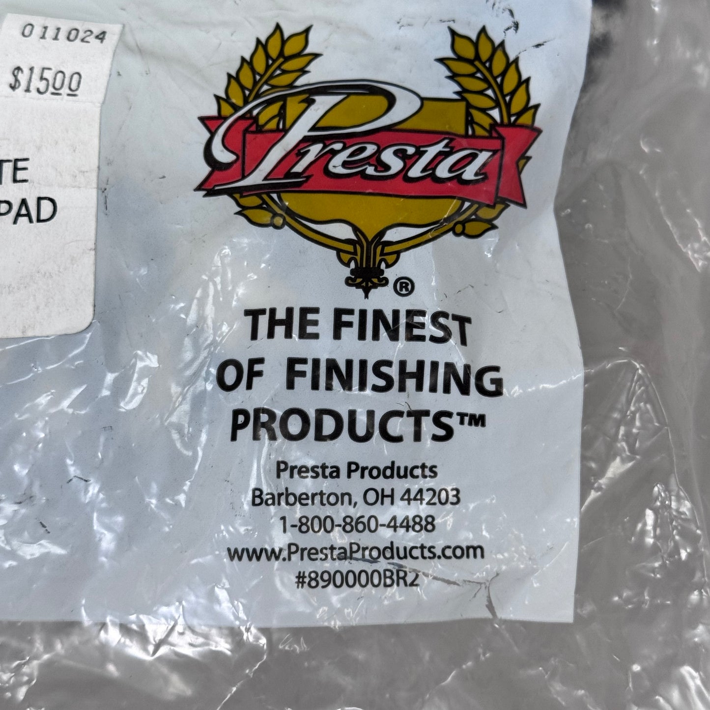 PRESTA Wool Compounding Pad for Removing All Grits of Sanding Scratches 890146