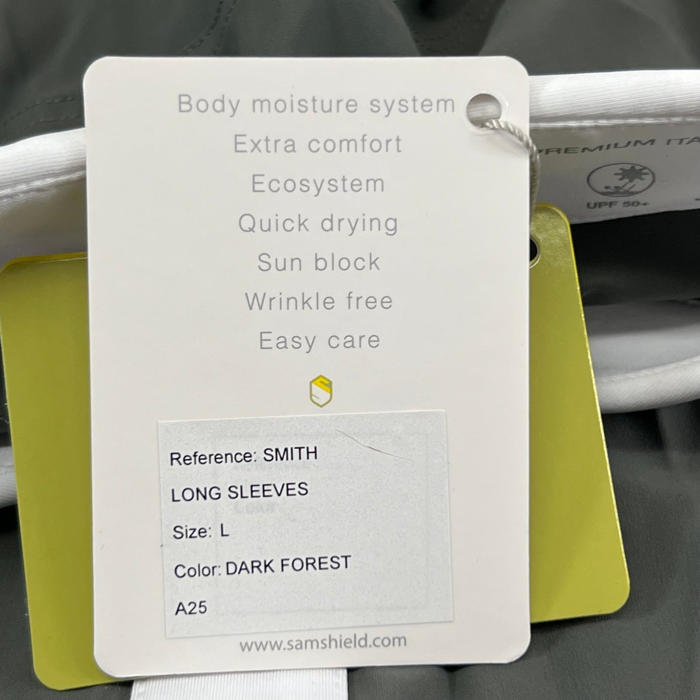 SAMSHIELD Smith Long Sleeves Equestrian Polo Women's Sz L Mineral