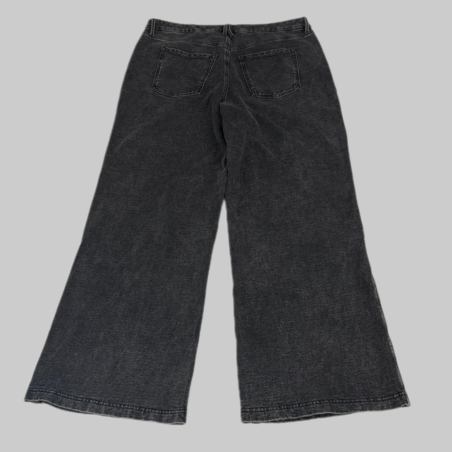 GOOD AMERICAN Jeanius Good Skate Jeans Women's Sz 18 Black GS0409BVN