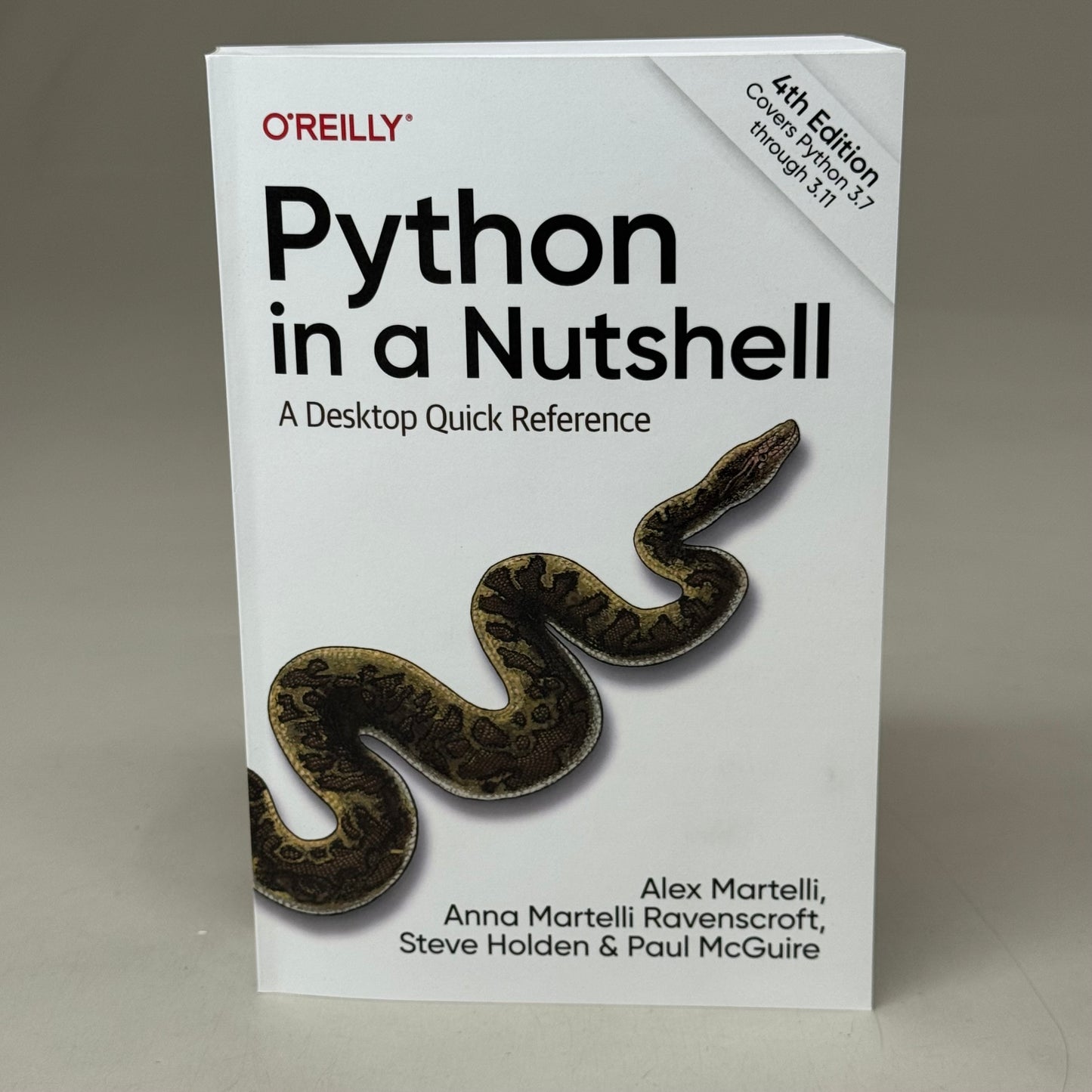 PYTHON IN A NUTSHELL A DESKTOP QUICK REFERENCE By Alex Martelli & Others Book 735 Pages