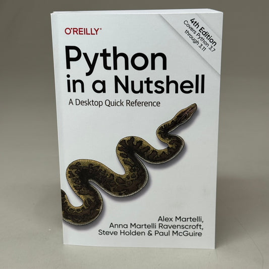 PYTHON IN A NUTSHELL A DESKTOP QUICK REFERENCE By Alex Martelli & Others Book 735 Pages