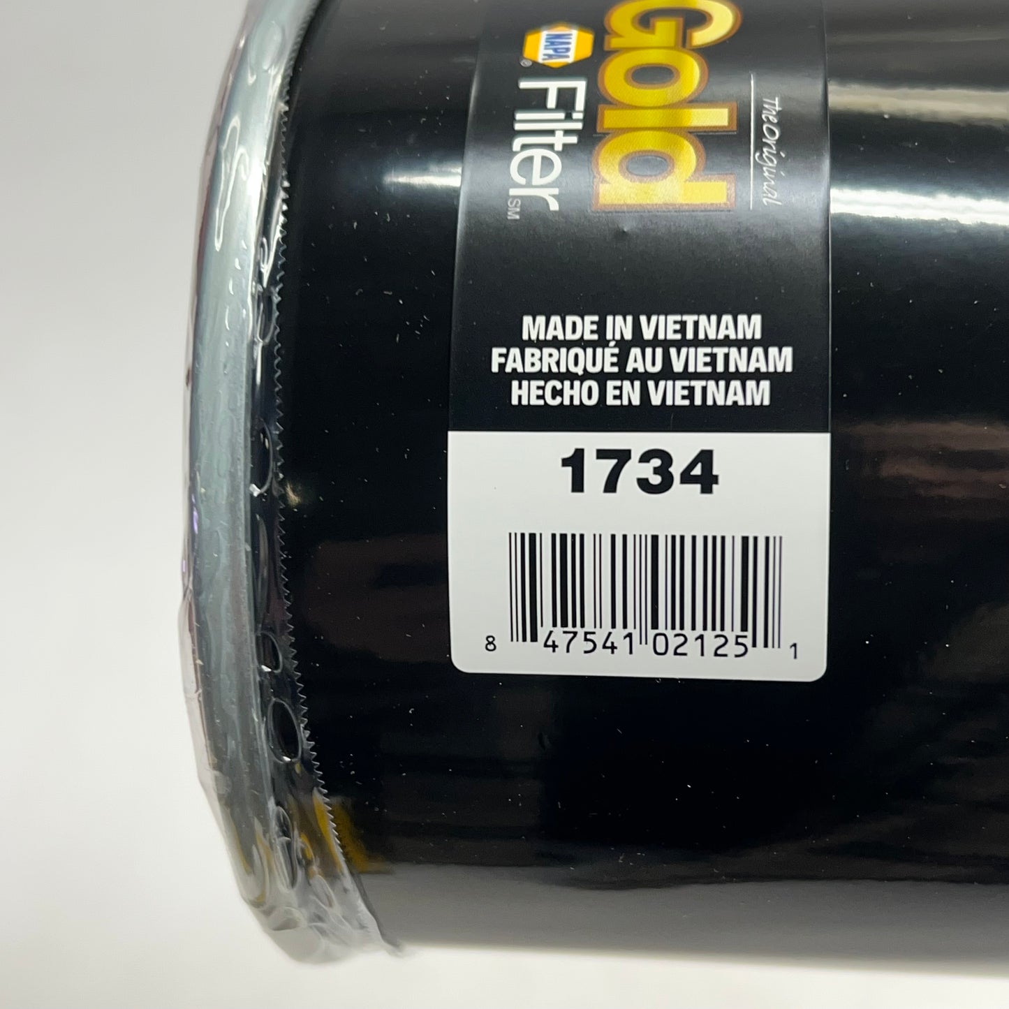 NAPA (2 PACK) The Gold Spin on Oil Filter W/ Gasket 1-1/2 in - 16 Thread 1734