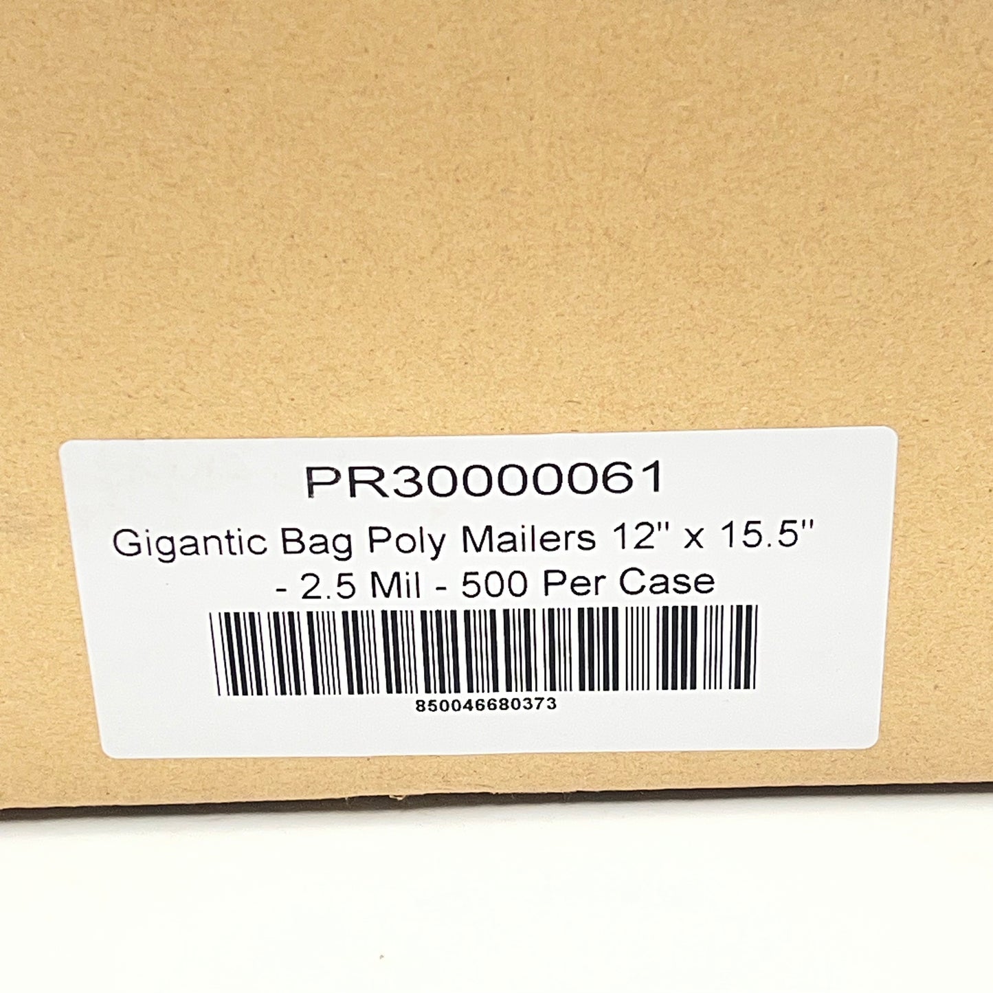 ZA@ GIGANTIC BAG (500 PACK) Poly Mailers  12"x15.5" White PR30000061