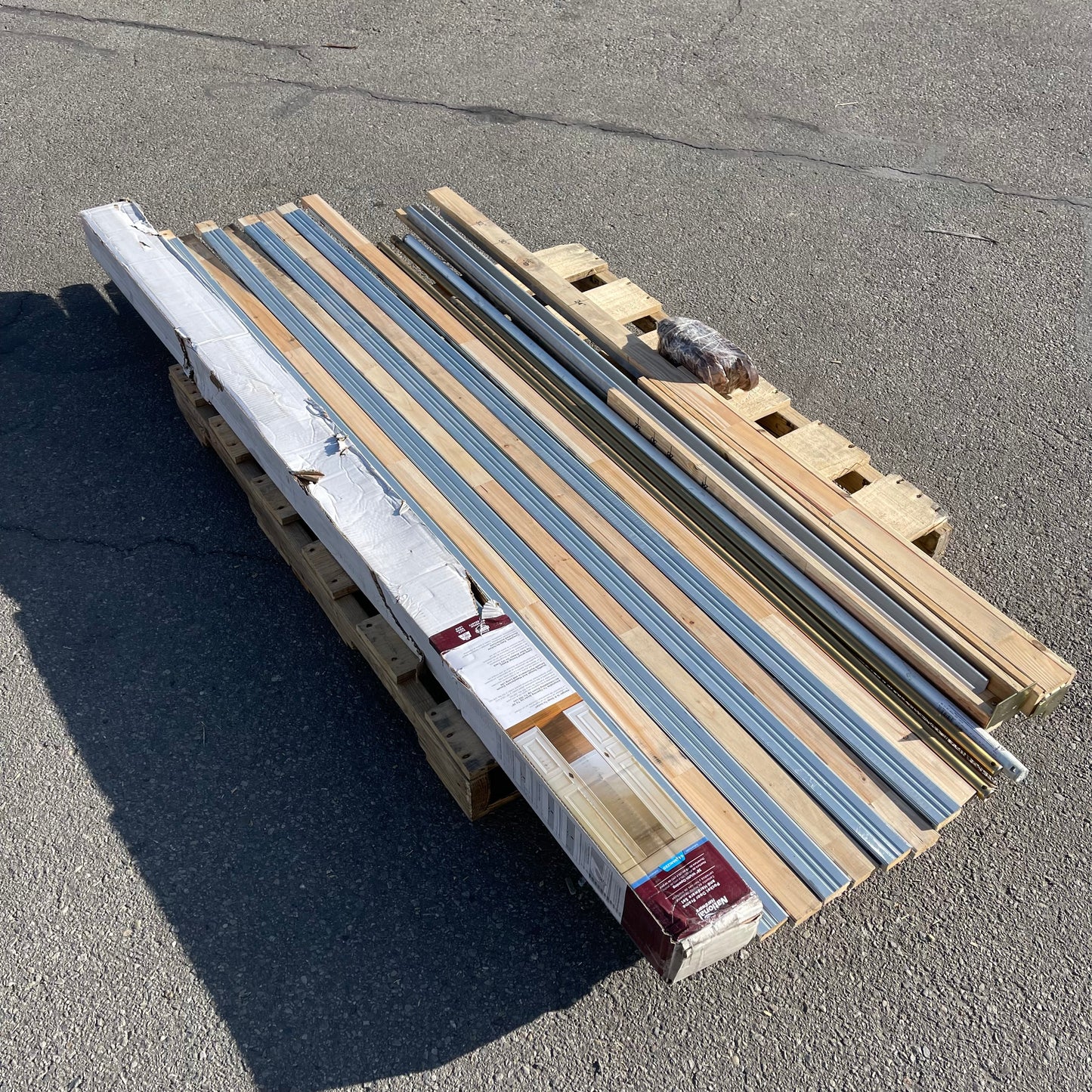 ZA@ Pallet of NATIONAL HARDWARE Pocket Sliding Door Parts (AS-IS)