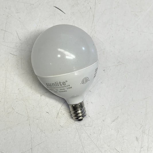 SUNLITE (4 PACK) Dimmable Led Candelabra Base G16.5 E12 Warm White 80651