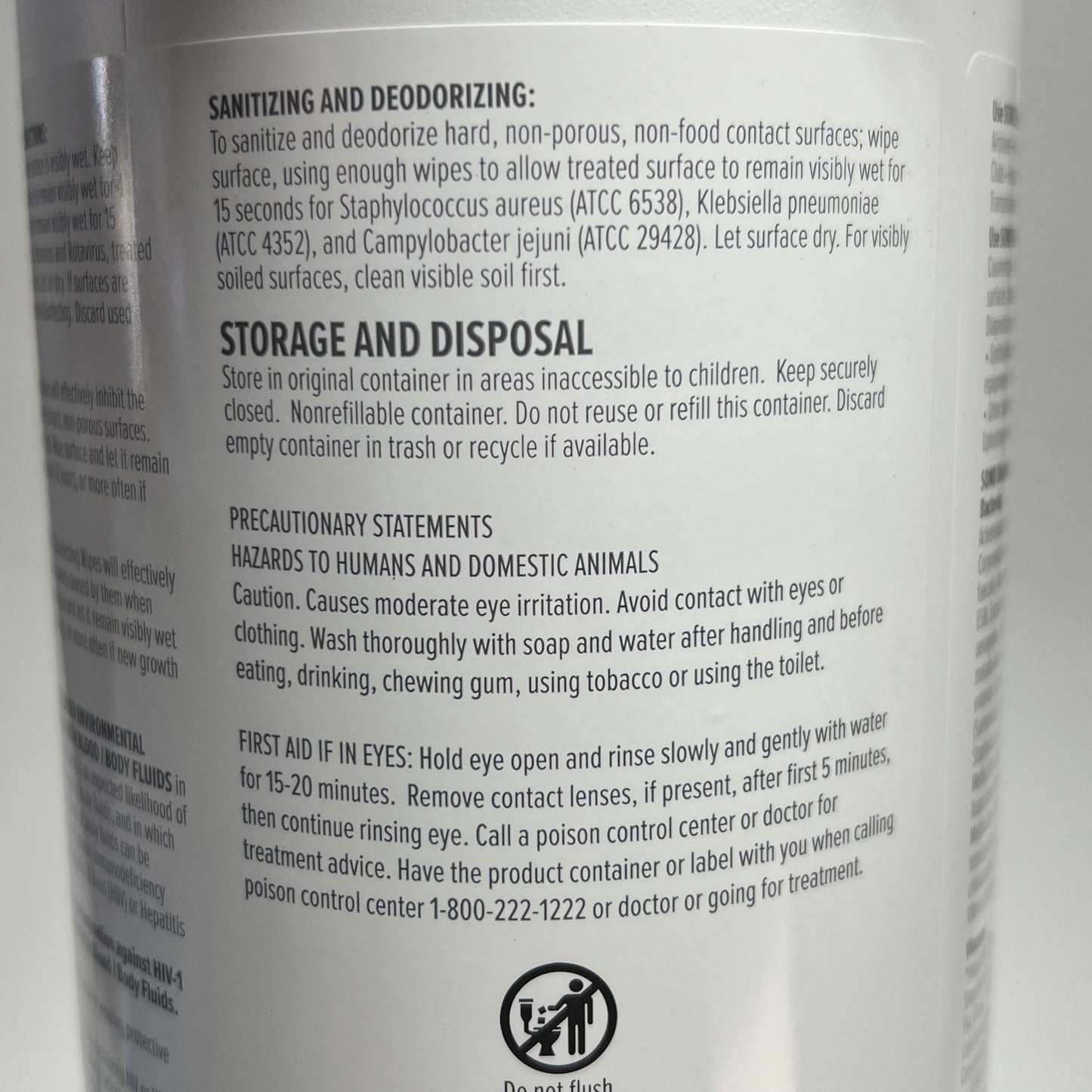 SONO (6 PACK, 80 Wipes Each) Disinfecting Wipes For Plastic & Rubber Surfaces
