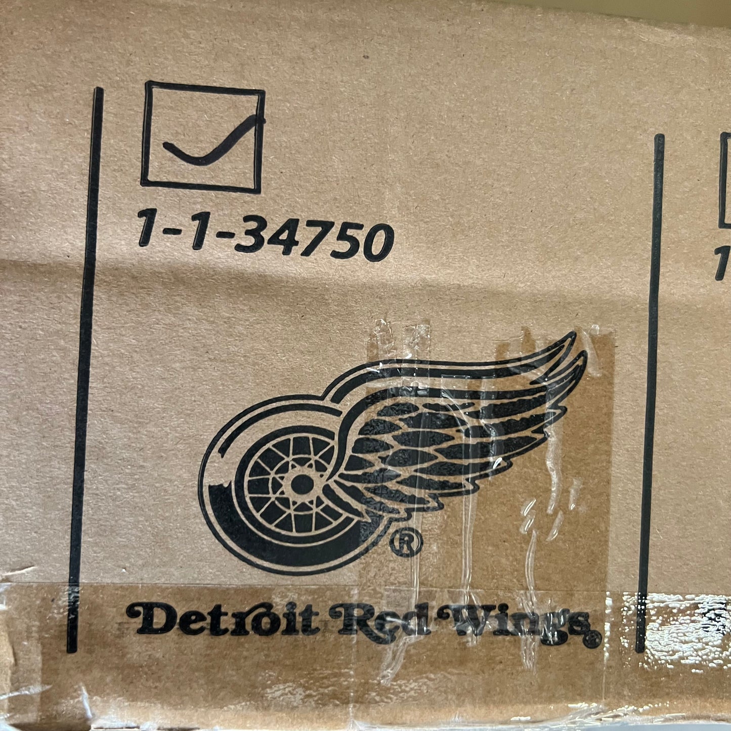 NHL Air Hockey Table - Wrap Around Goal Sz  84", White & Red 1-1-34750