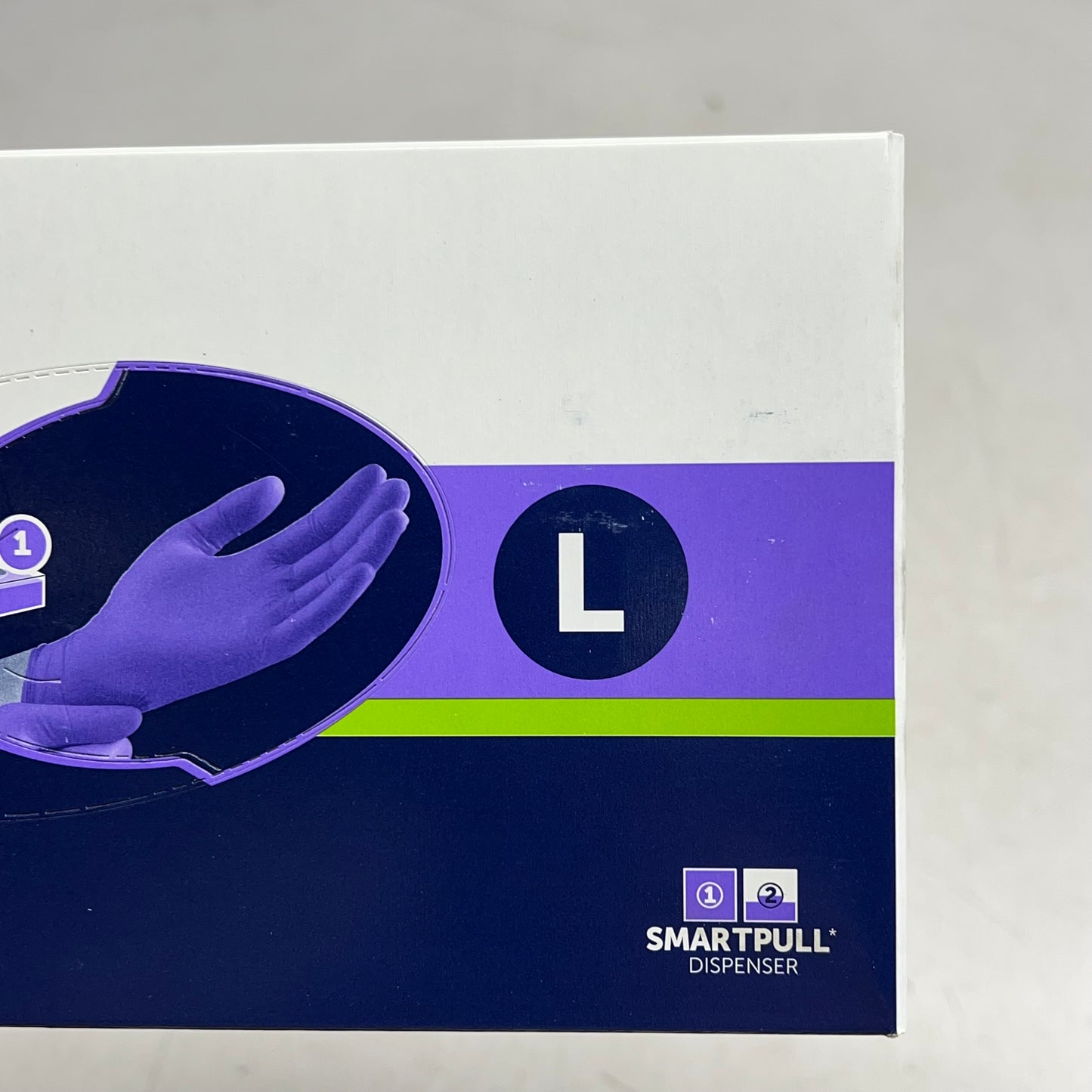 HALYARD (2 PACK, 100 EACH) Exam Glove Powder Free Sz L Purple 55083 BB 06/30