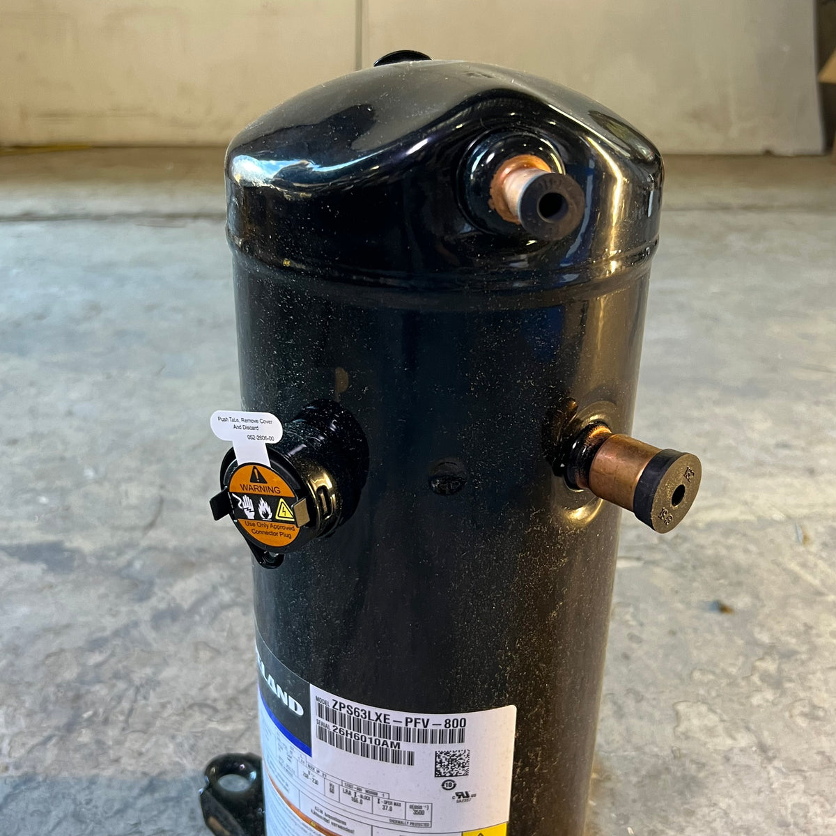 COPELAND Scroll Compressor 208-230V 1 PH Black ZPS63LXW-PFV-800 (New Other, Distressed Box)