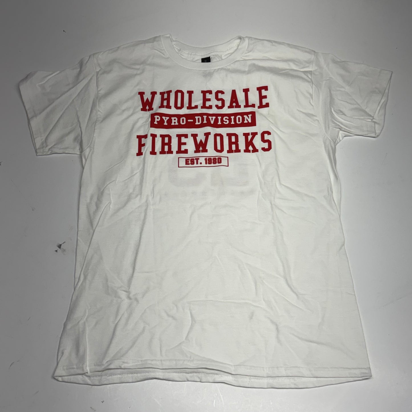 ZA@ GILDAN Wholesale Fireworks Graphic T-Shirt Men's Size Large