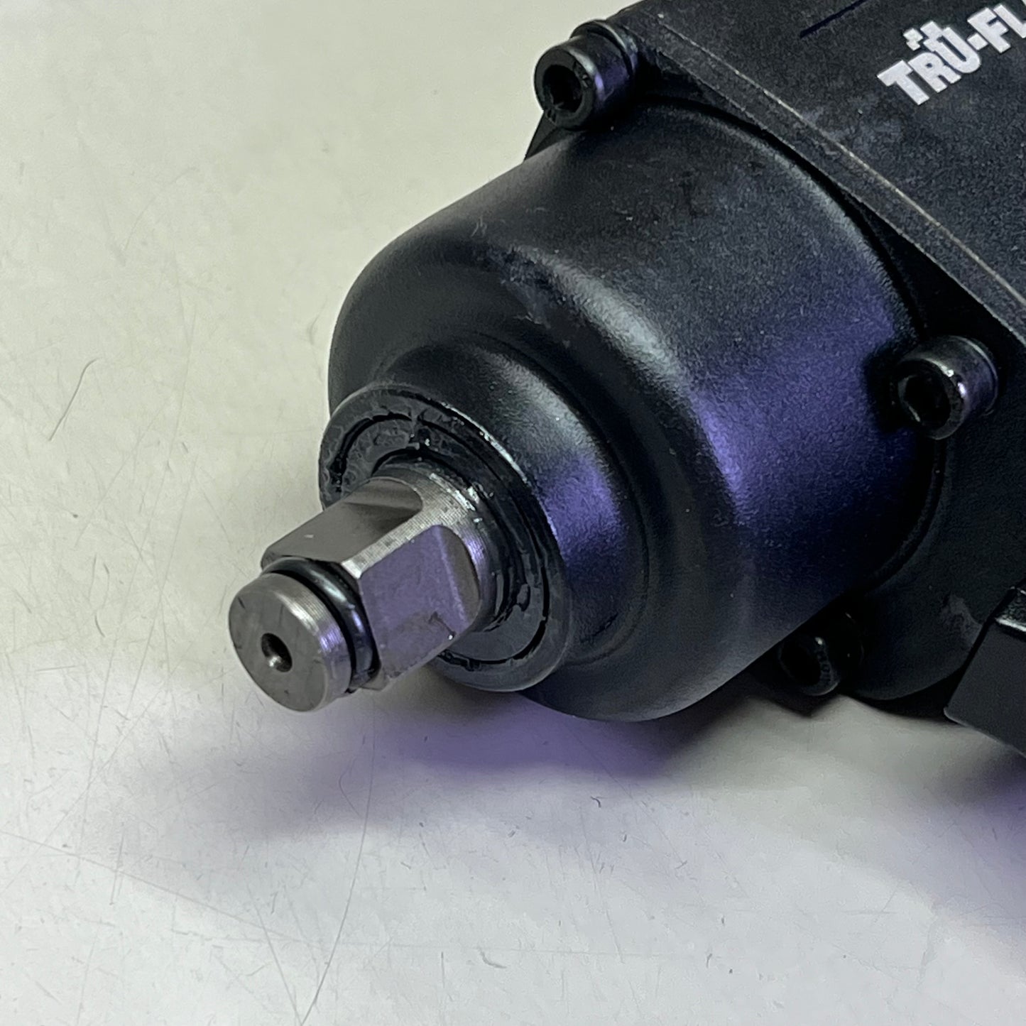 TRU-FLATE Short Body Stubby Impact W/ HI FLO Included 1/2" Black 25-513 25-313