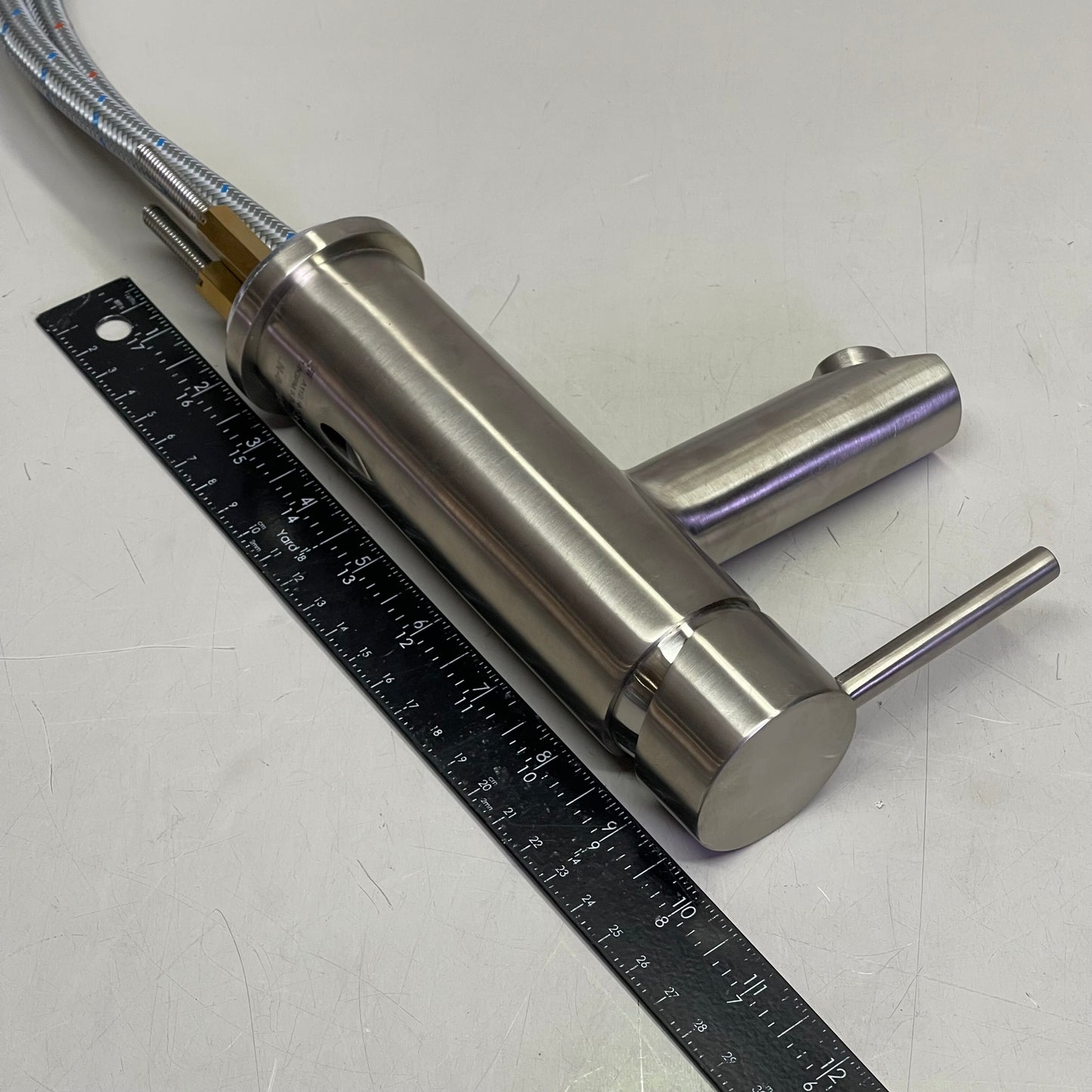 SYMMONS Dia Single Handle Bathroom Faucet Satin Nickel