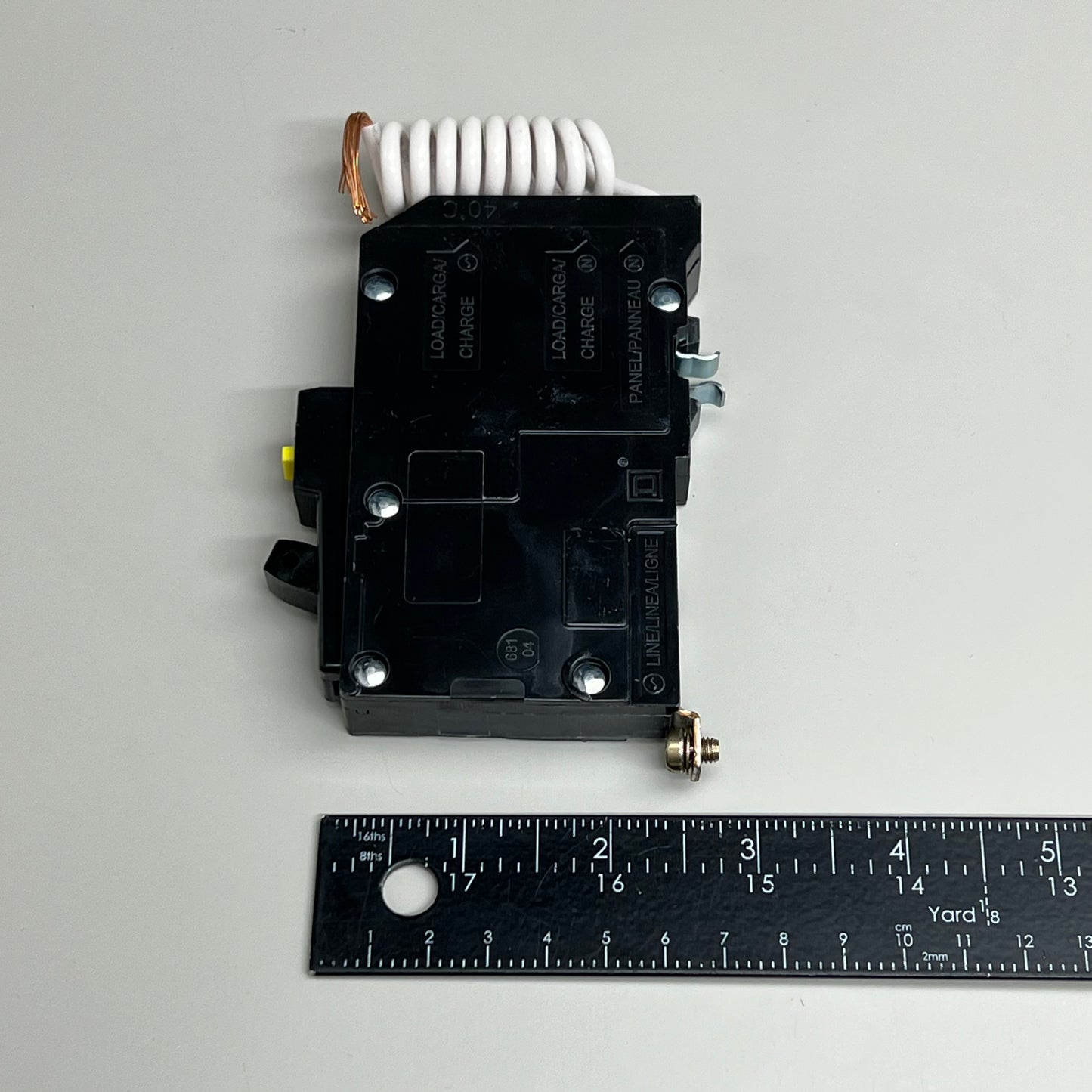 SQUARE D 20 AMP 1 Pole Circuit Breaker Bolt-On Ground Fault Interrupter 120V QOB120GFI