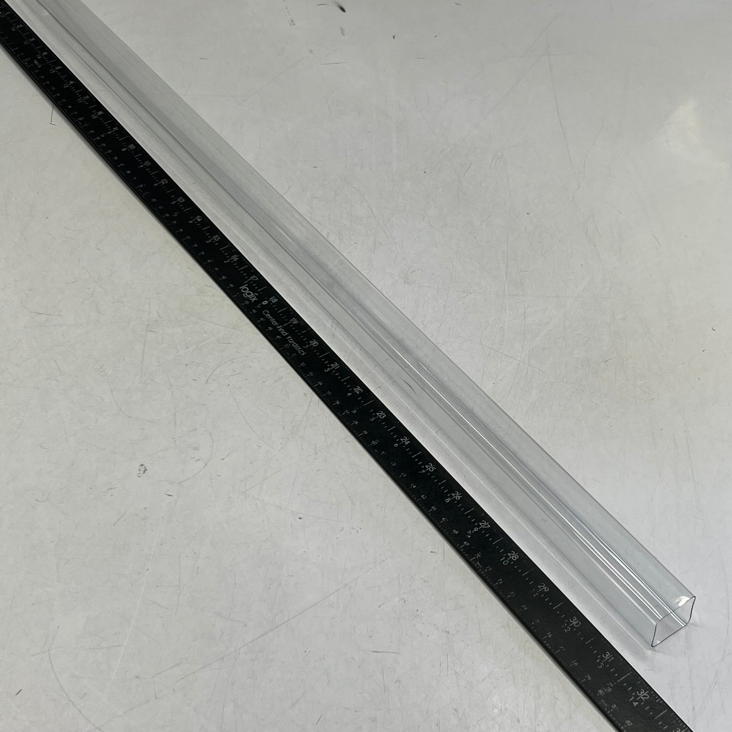 VISIPAK (49 Pack) Permaseal 1.375” x 31" Clear Rect Tube FDA 318566