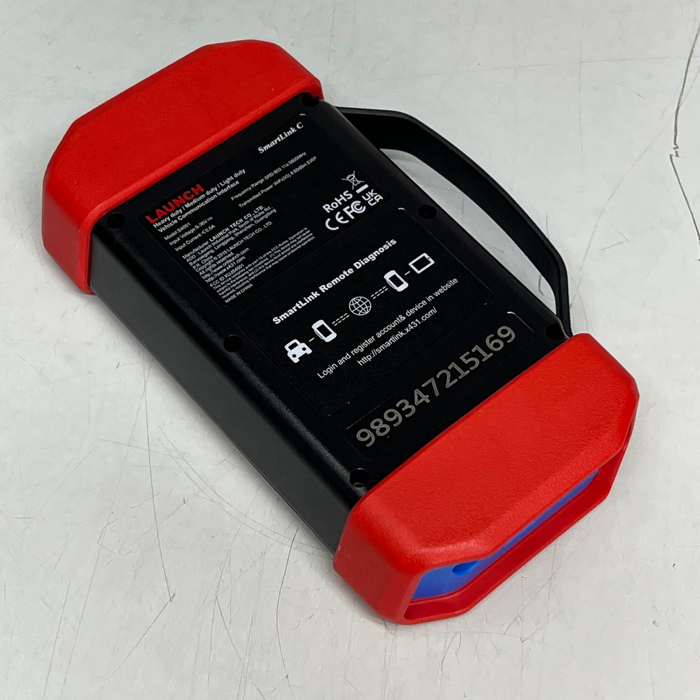 LAUNCH TECH Advanced Intelligent Car Diagnostic Device Black/Red 321195101