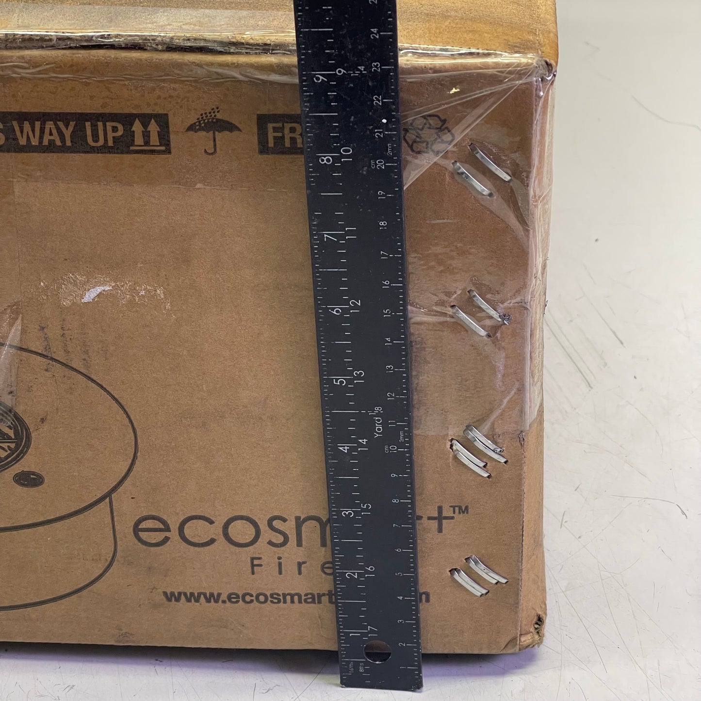 ECOSMART AB8 Round Ethanol Burner 14” Black ESF.2.B.AB8