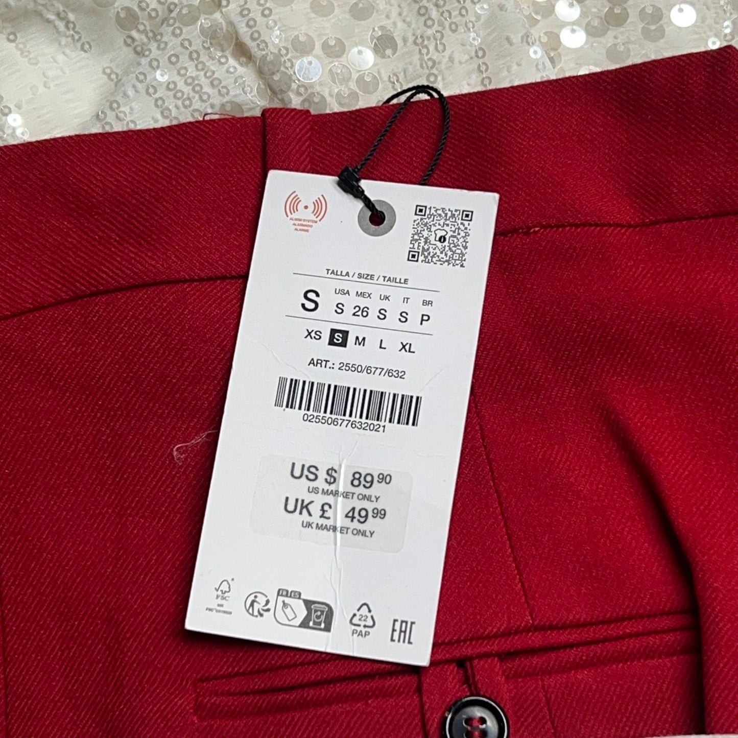 ZA@ ZARA Lot of Assorted Clothing Pants & Blazers Women's Sz XS/S/M Multicolor