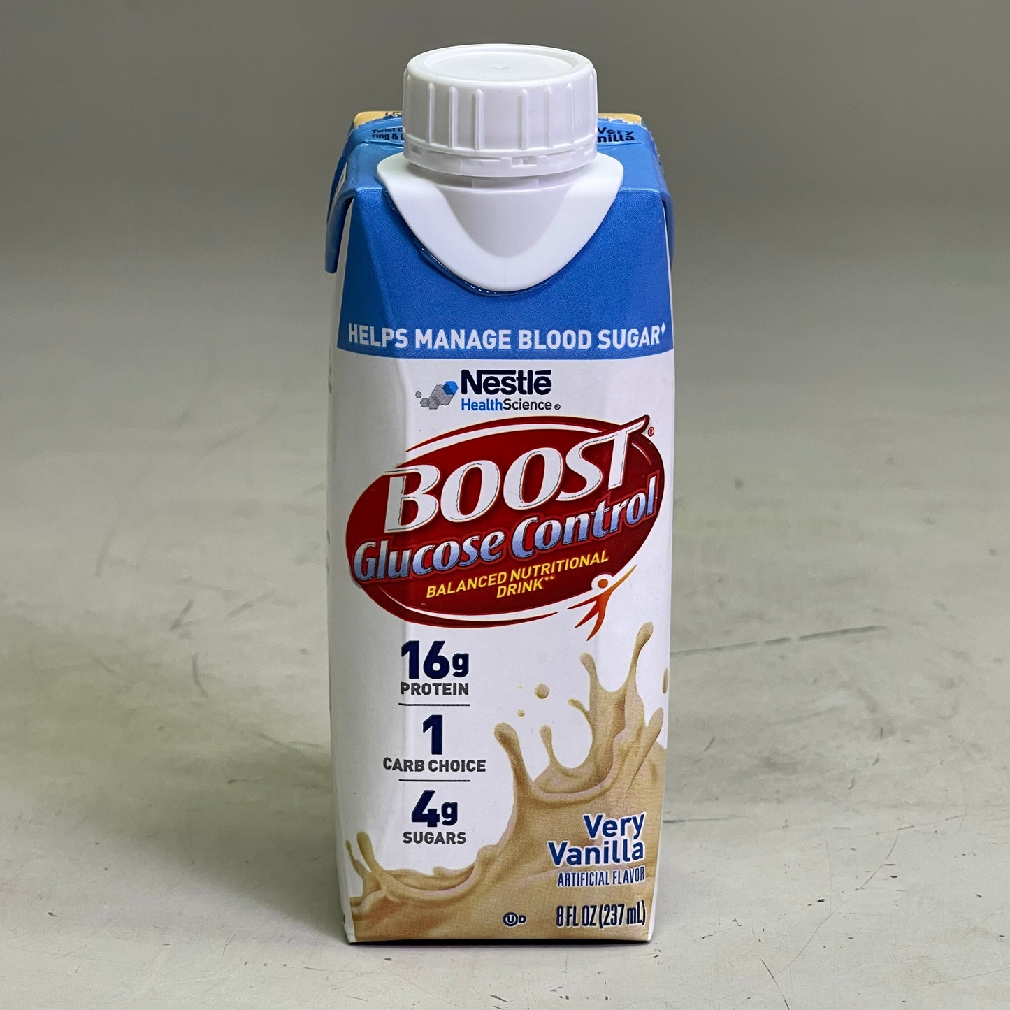 ZA@ NESTLE (24 Pack) Boost Breeze Very Vanilla Flavor 8 fl oz BB 12/25 G