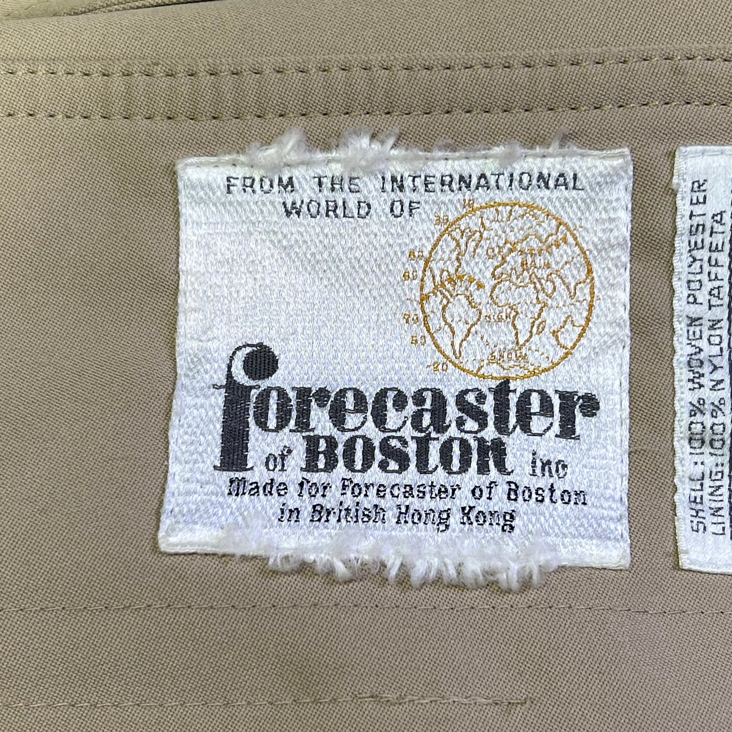 FORECASTER OF BOSTON Zip Out Liner Trench Coat Women's Sz 9/10 Khaki (Used)