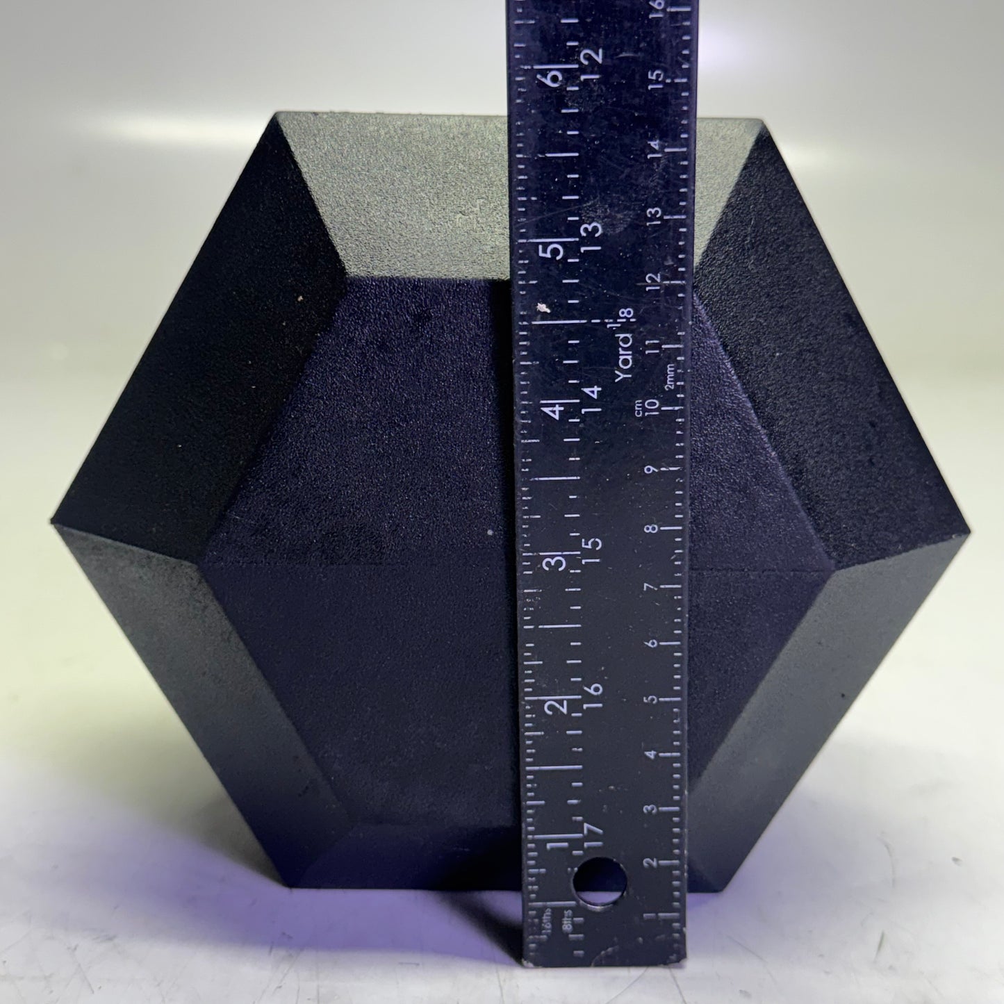 TITAN FITNESS (2 PACK) Black Rubber Coated Hex Dumbbell Single 45lb HEXDBB_45