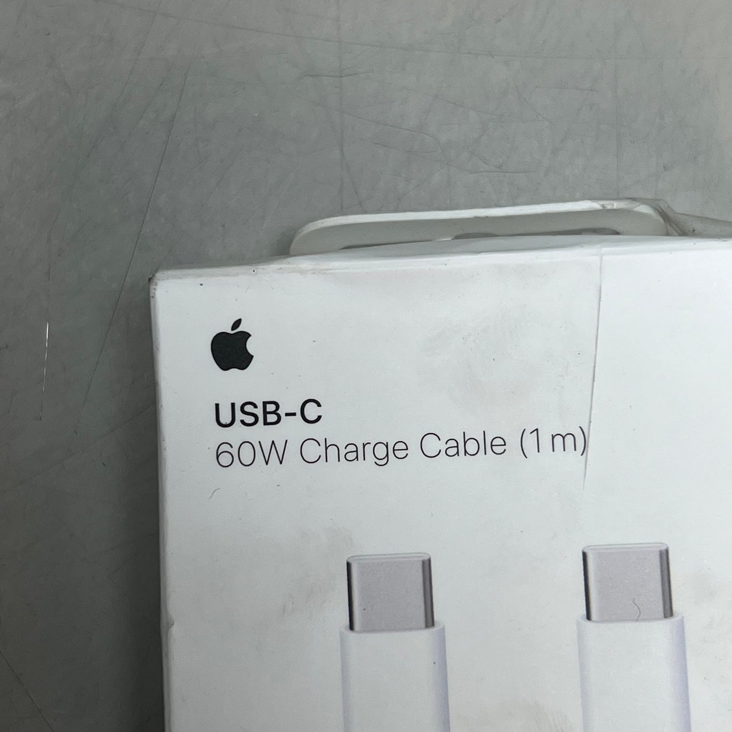 APPLE USB-C Woven Charging Cable 60 Watts (1M) White MQKJ3AM/A (Return)