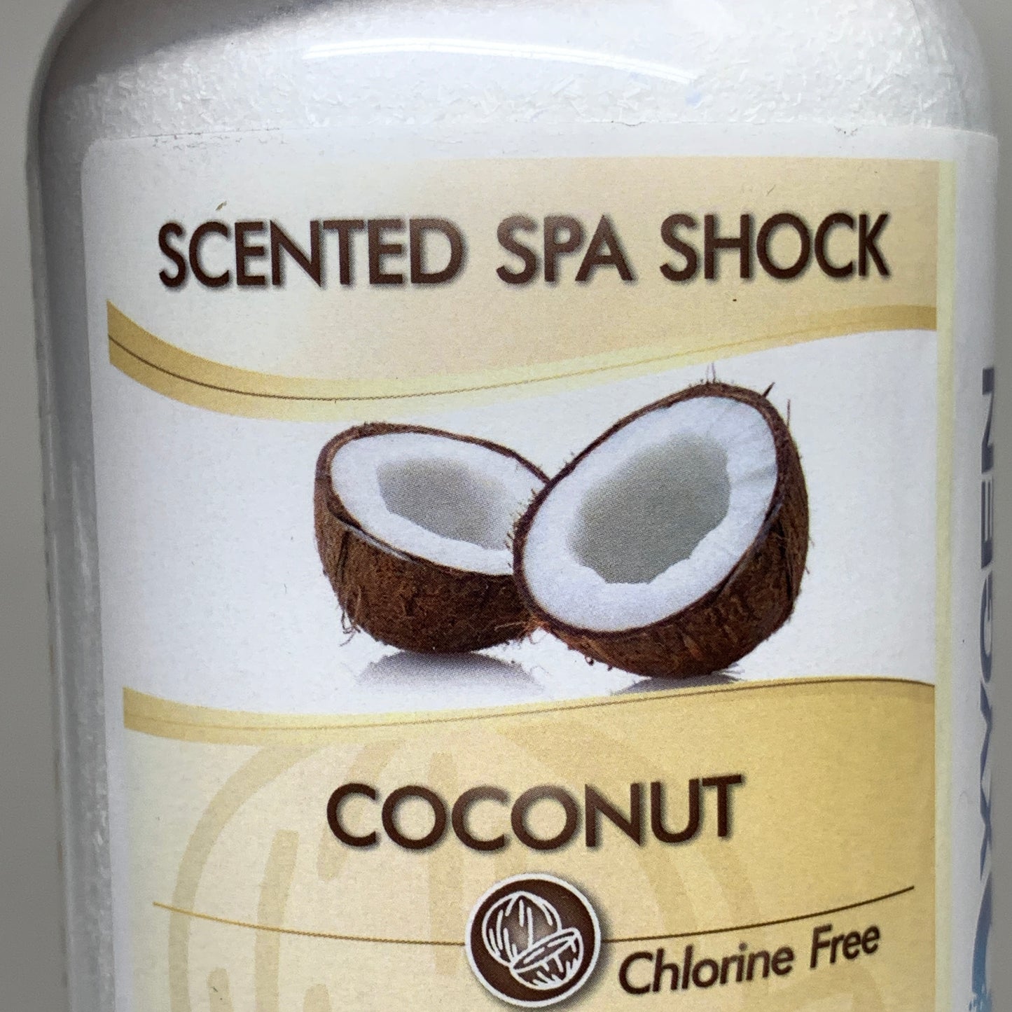 OXYGEN SPAS (3 PACK) Scented Spa Shock No Chlorine Coconut 1.875 lbs