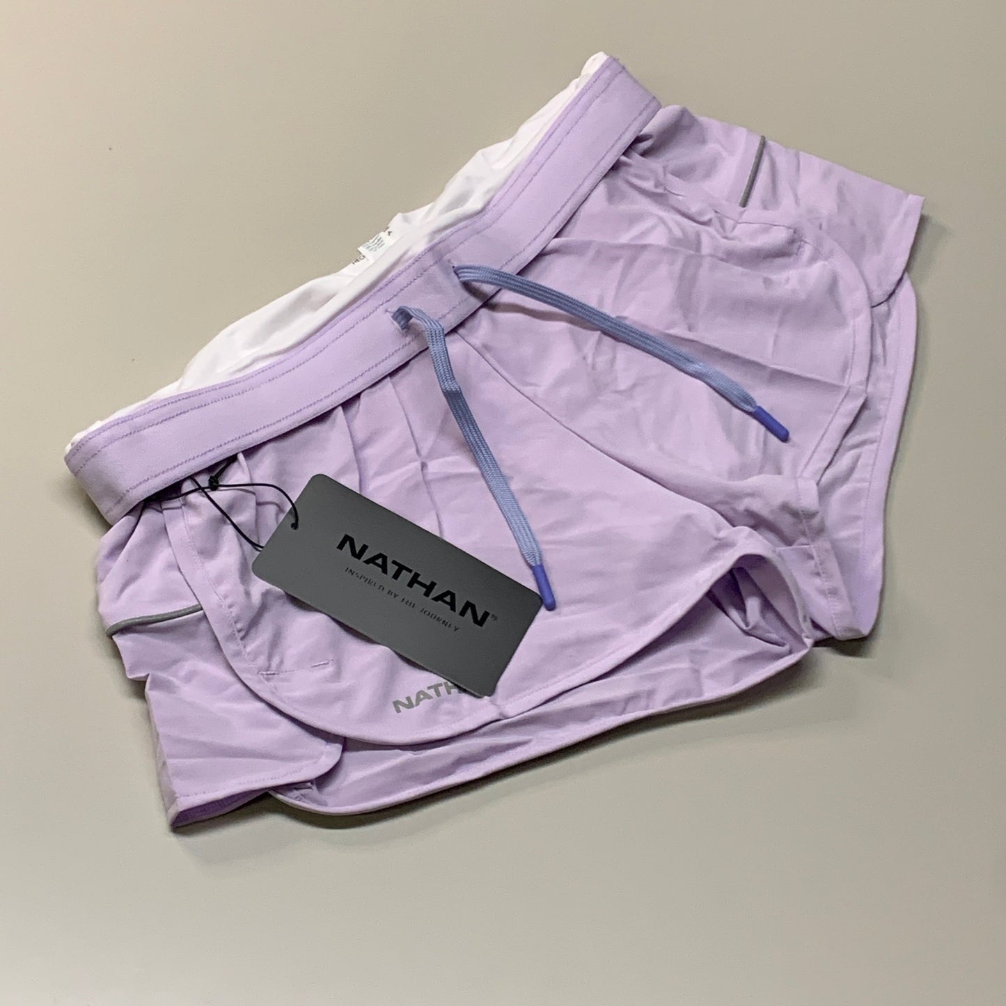NATHAN Essential Short 2.0 Women's Lilac Breeze Size XS NS51400-70036-XS