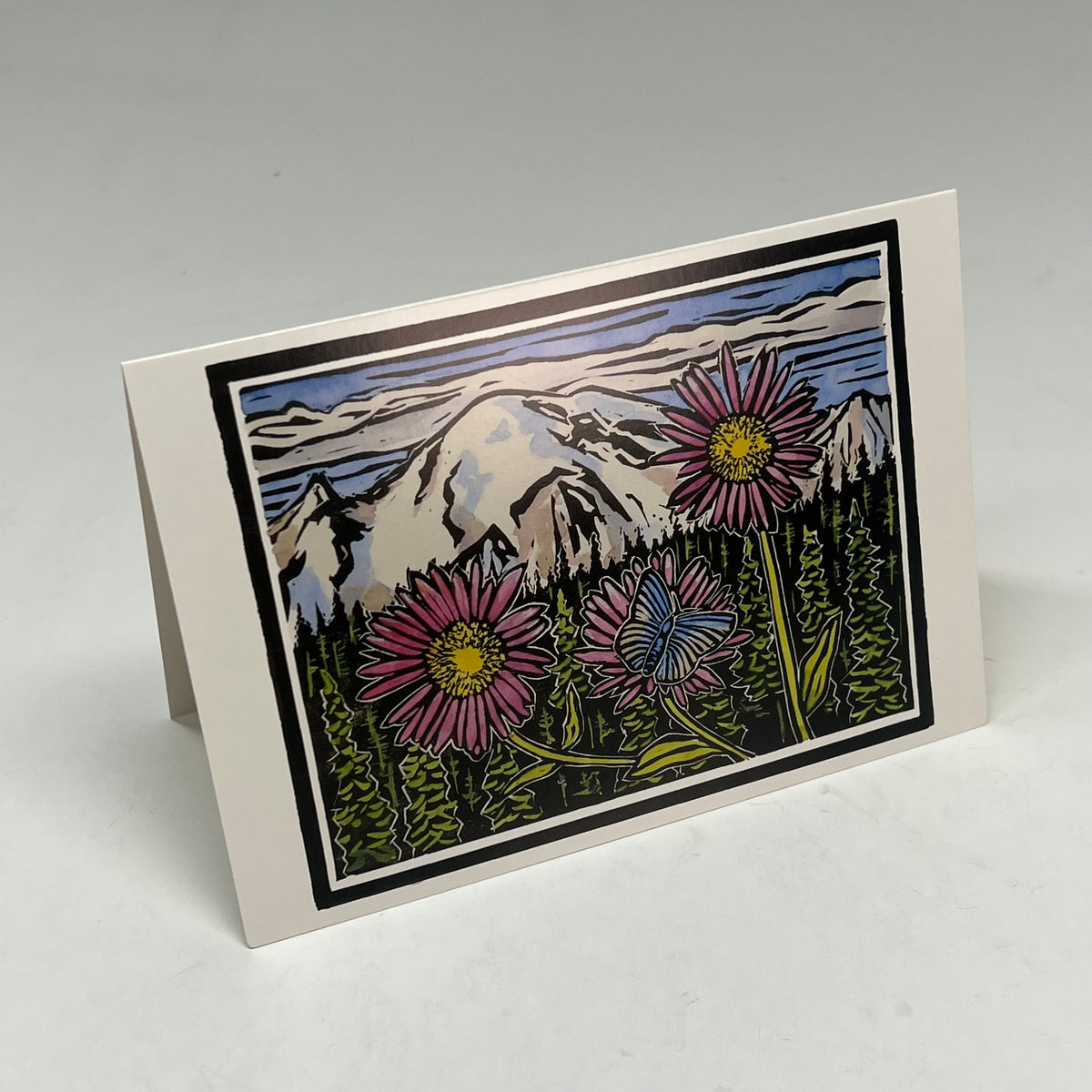 POMEGRANATE (20 PACK) Molly Hashimoto Wildflowers Notecards & Envelopes 4x6"
