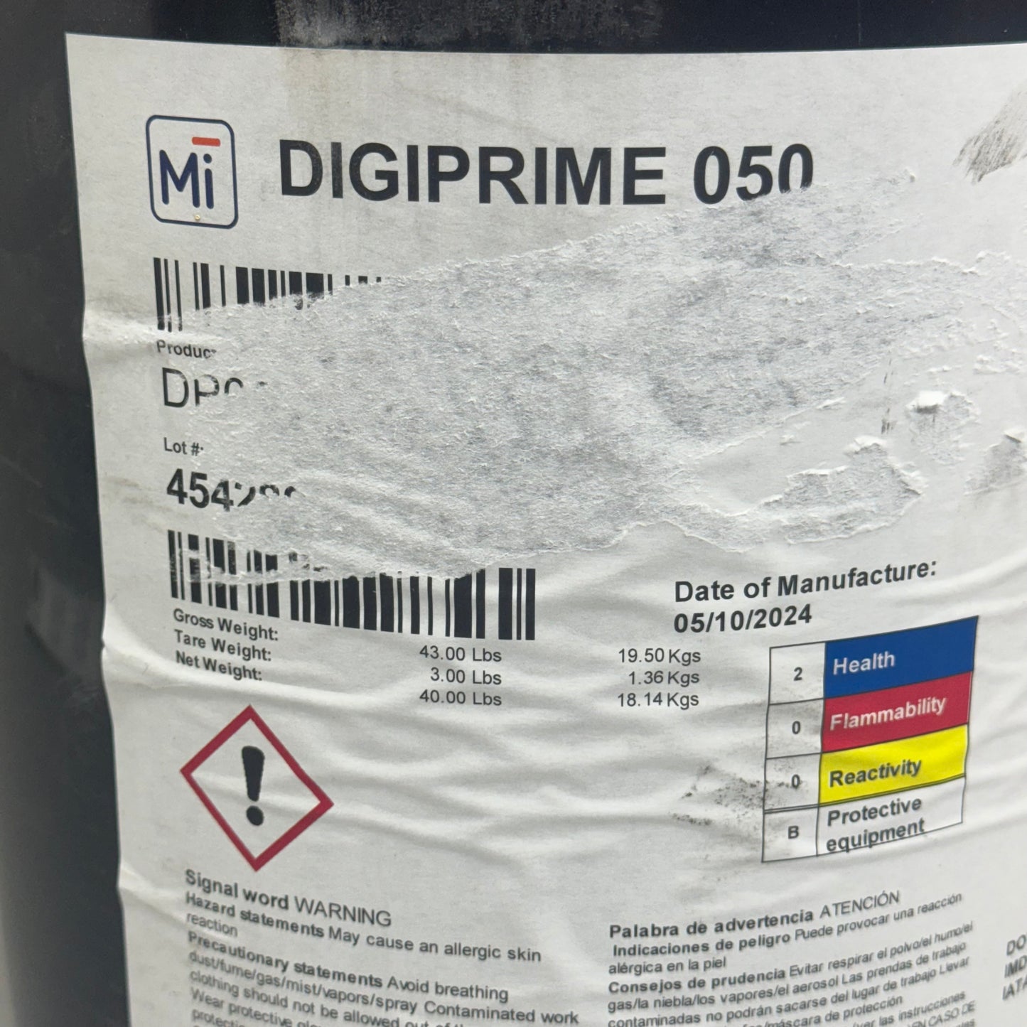 ZA@ MICHELMAN Digiprime 050 DP050-PL 5 Gallons Industrial Coating