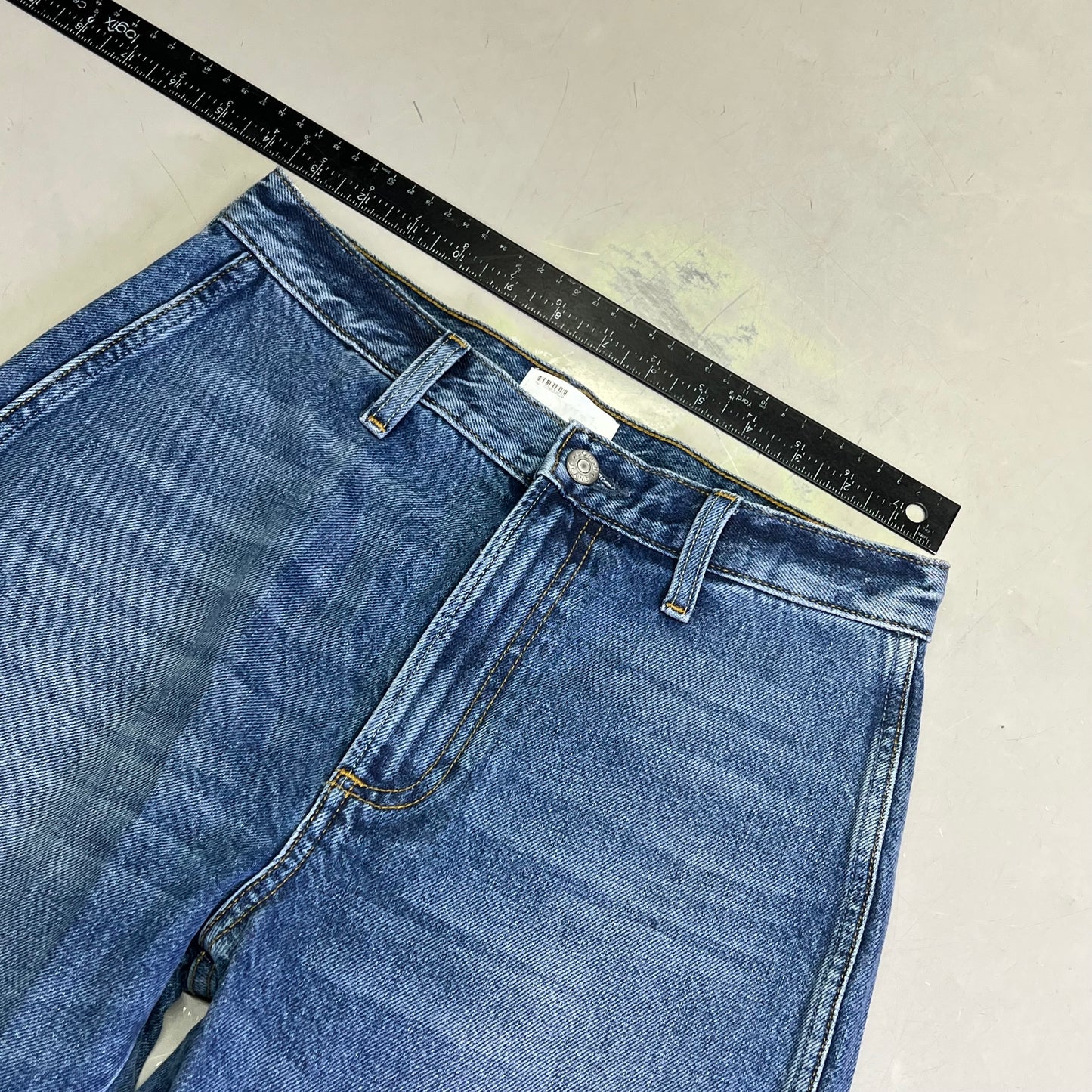 BOYISH BY HER Straight Leg Pant Classic Women's Sz 26 Freaks (Medium Washed)