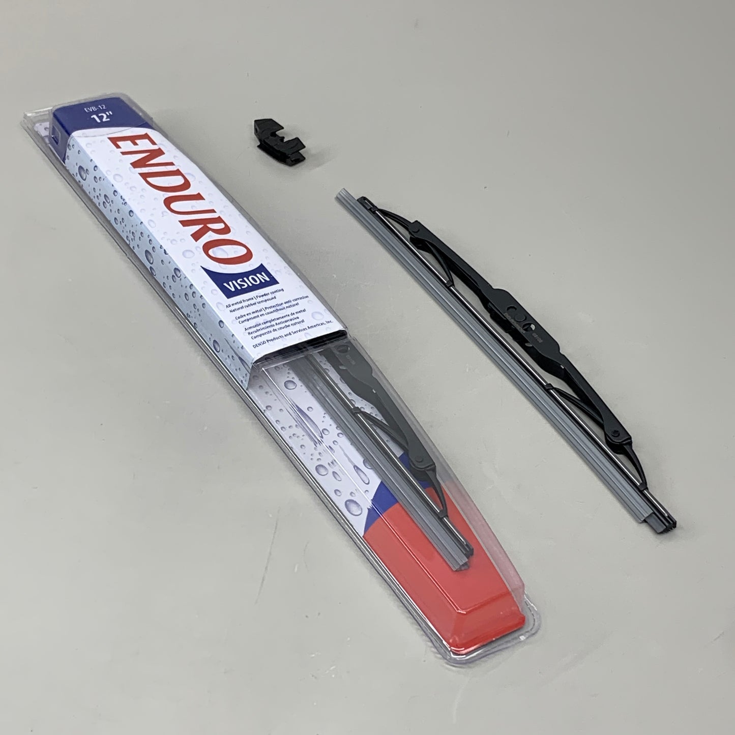 DENSO 2-PACK!! Endurovision Conventional 12" Black Wiper Blades EVB-12