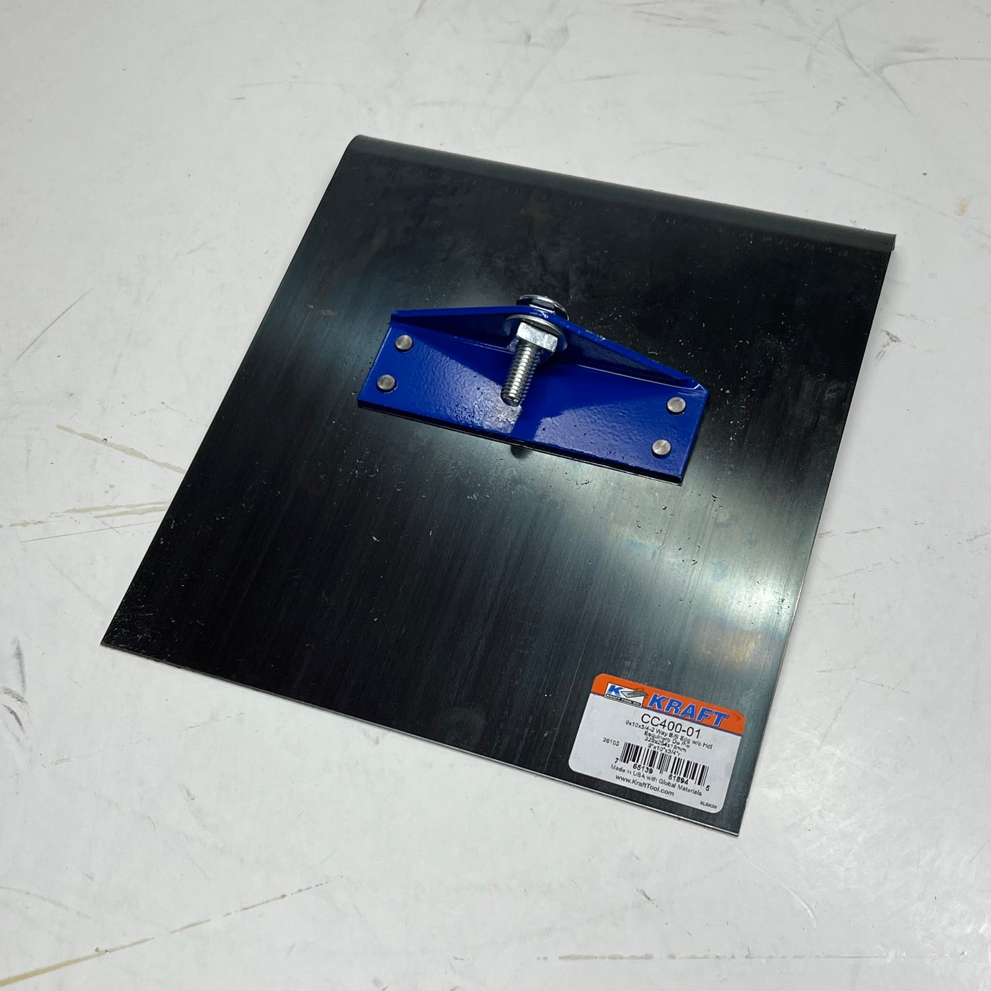 KRAFT TOOLS 2-Way Walking Edger Tool 9" X 10" 3/4" R Blue Steel CC400-01