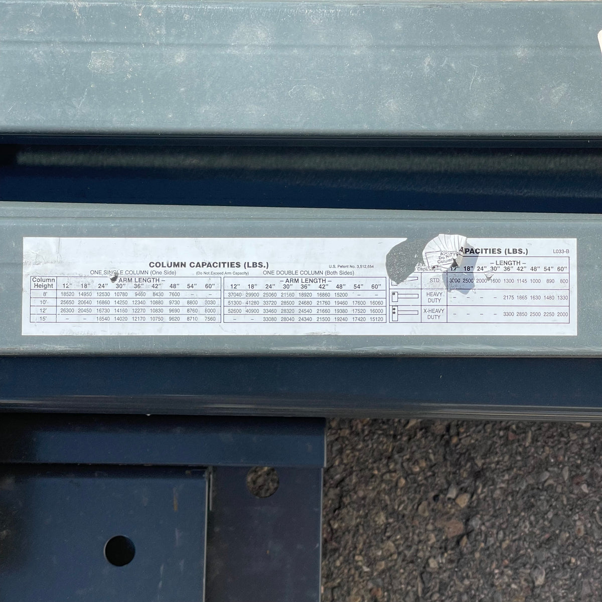 JARKE Cantilever Rack, Heavy-duty, Single-sided SC-8J-MCM