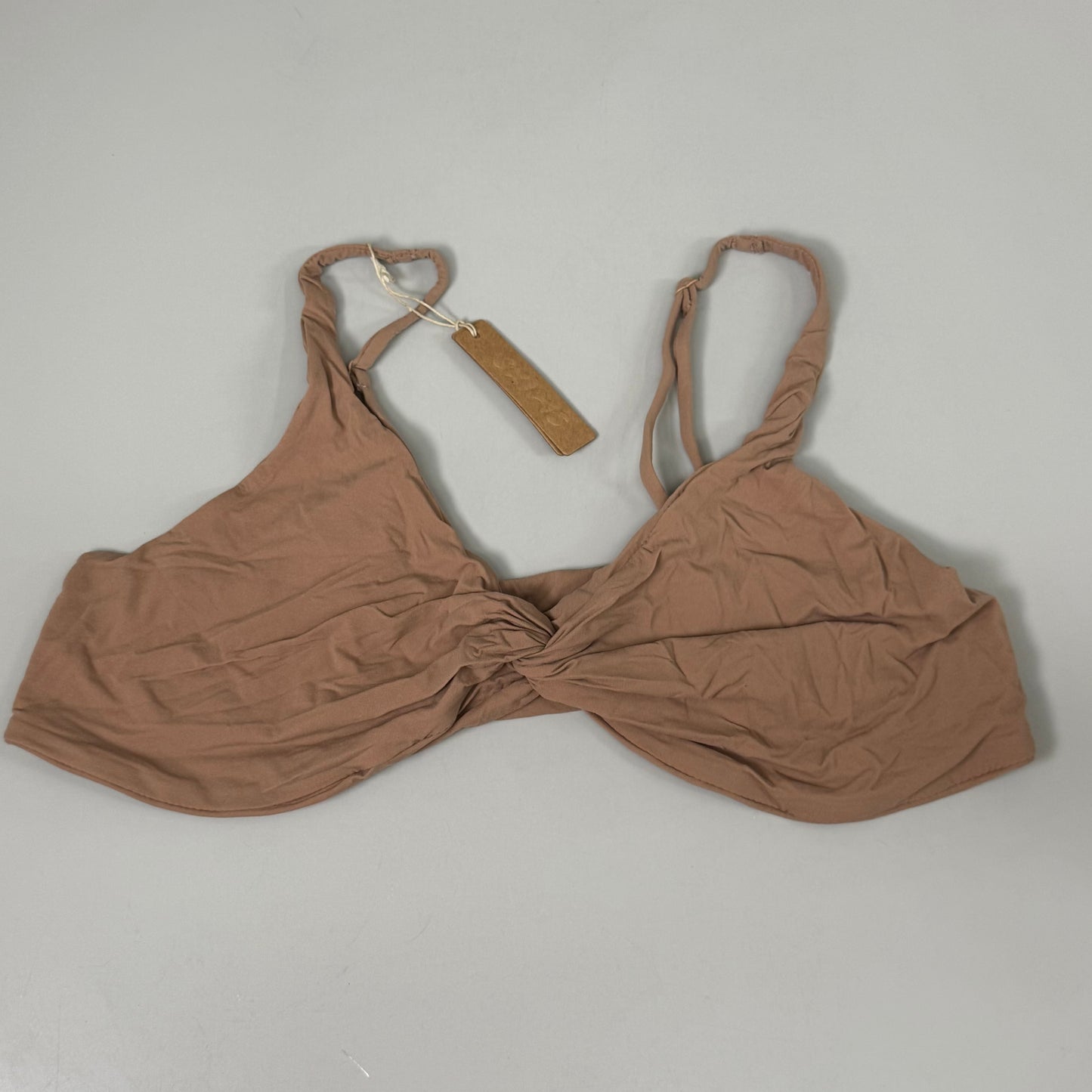 SKIMS Buttery Soft Knotted Bra Women's Sz 2X Sienna BR-SCN-0445