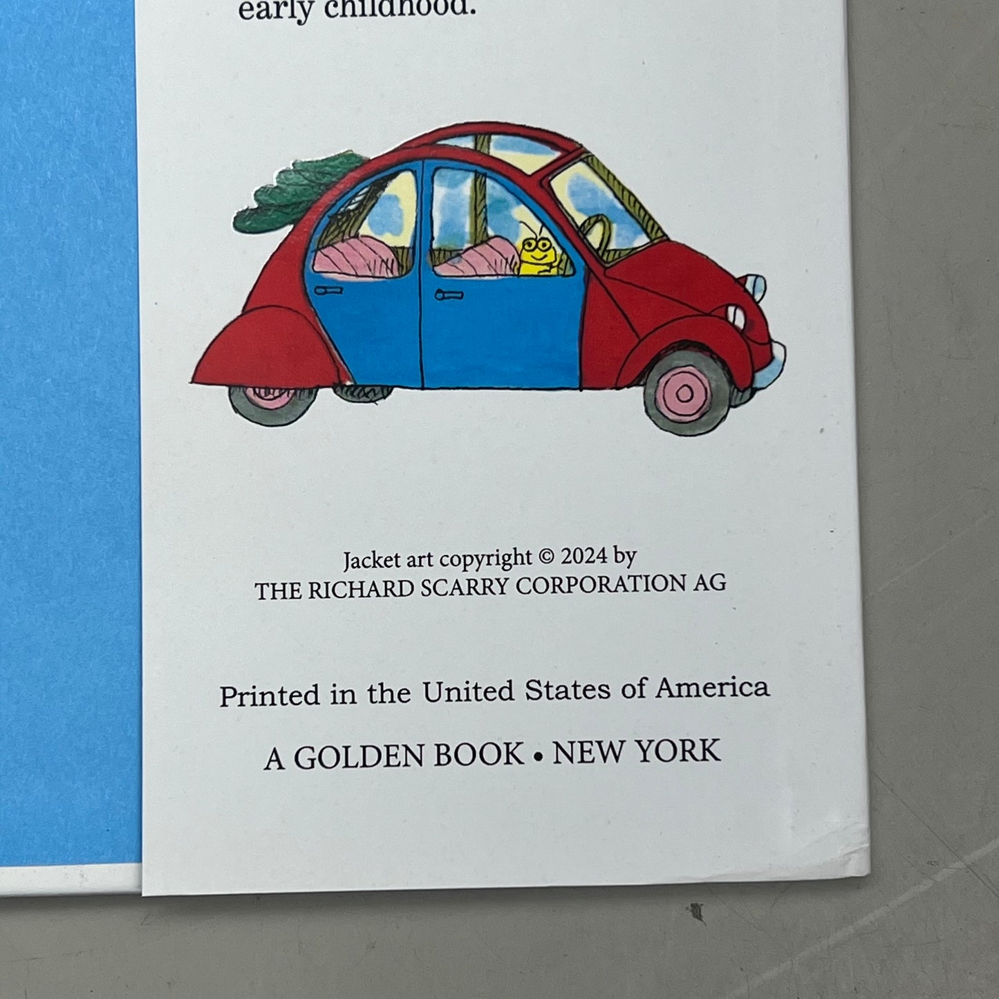 CARS & TRUCKS & THINGS THAT GO 50th Anniversary Edition Hardcover By Richard Scarry