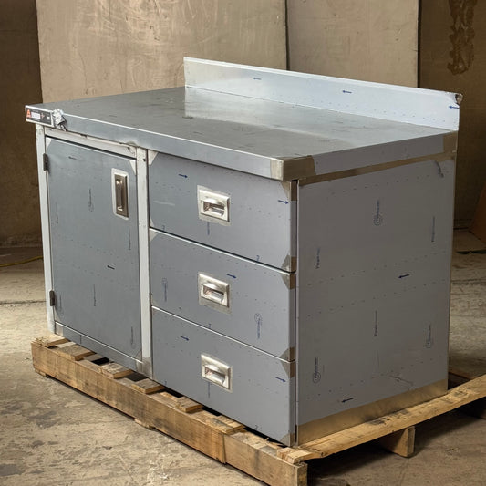 AERO Steel Cabinet Sz 48” L x2 4” W x 29” H 3TSB0HD 2448TD Minor Damage