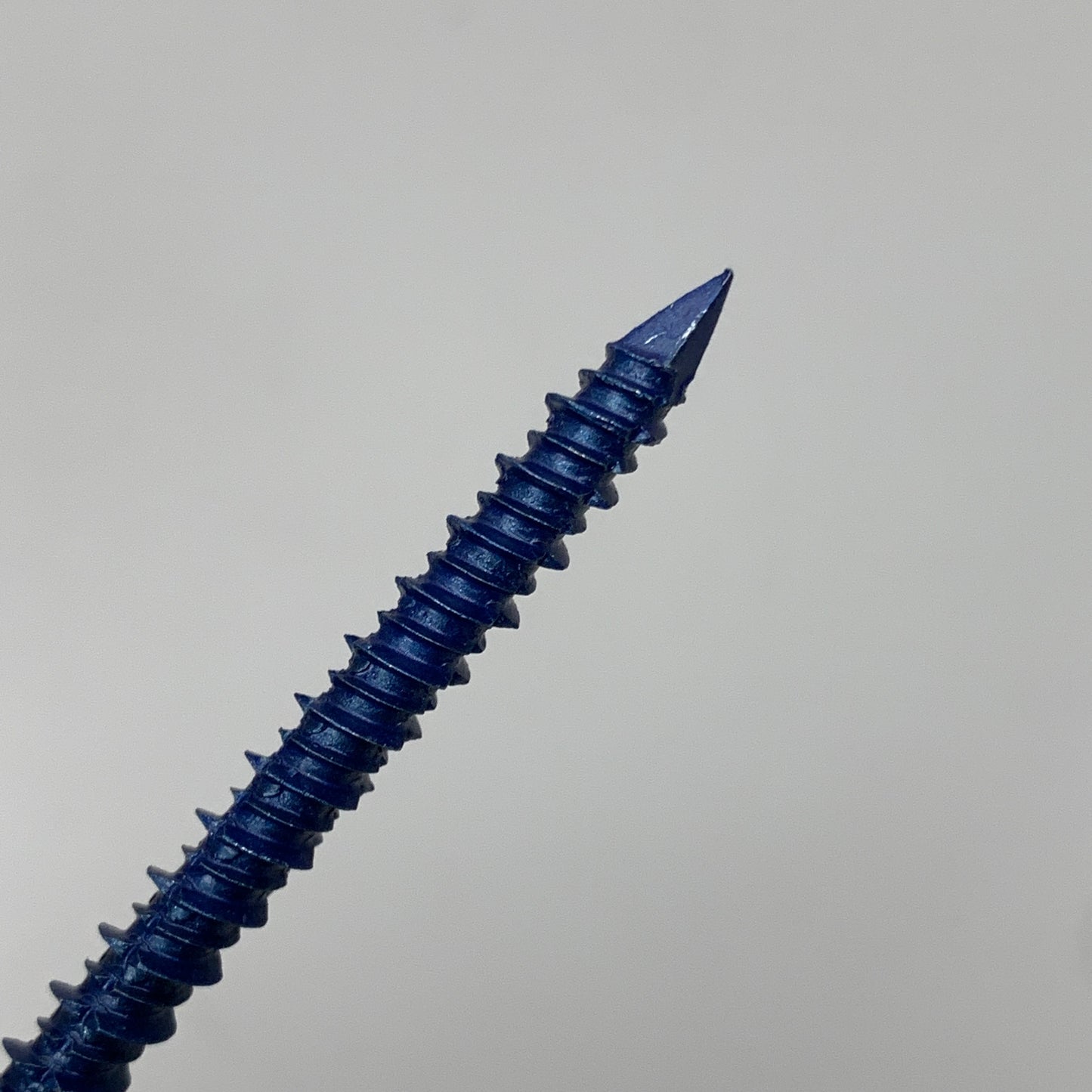 PHILLIPS 1000PK Flat Head Concrete Screw Steel Hard With Chisel Point Blue 3/16in x 4in