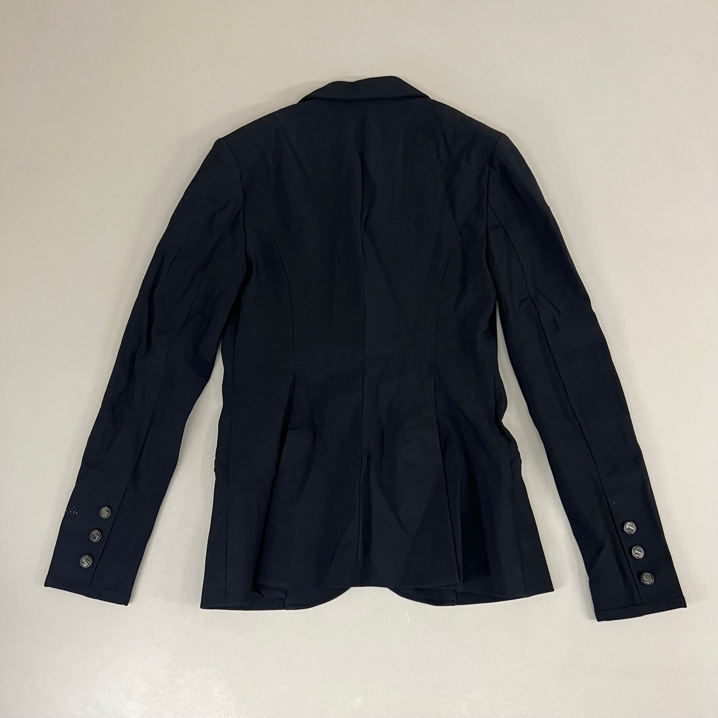 SAMSHIELD Louiselle Equestrian Riding Jacket Women's Sz US 6, UK 8, FR 36 Black
