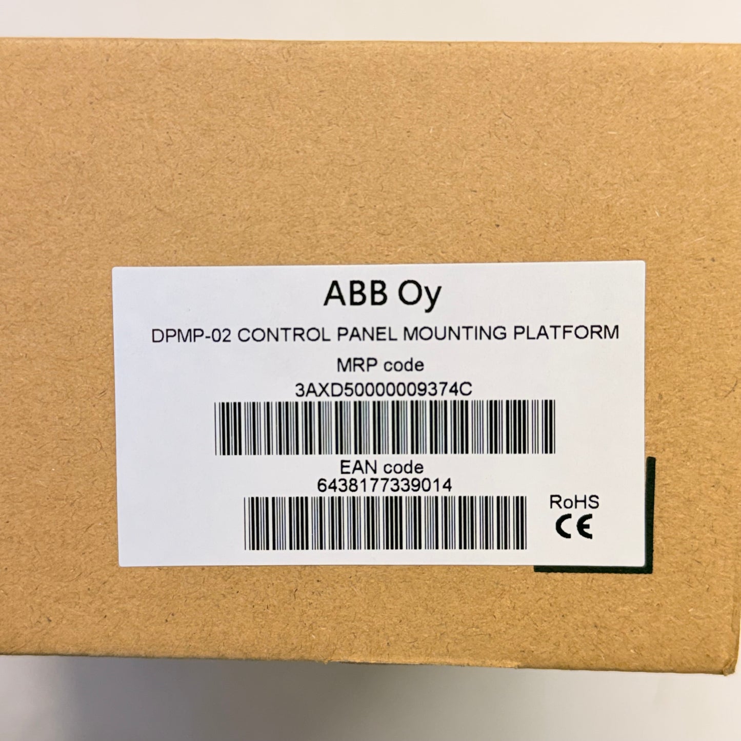 ZA@ ABB Control Panel Mounting Platform White DPMP-02 3AXD50000009374 H