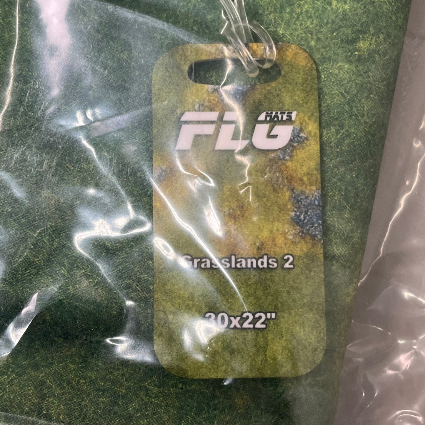 FLG MATS High Quality Gaming Mats Grass Lands 2 Fabric W/ Rubber Back 30"x22"