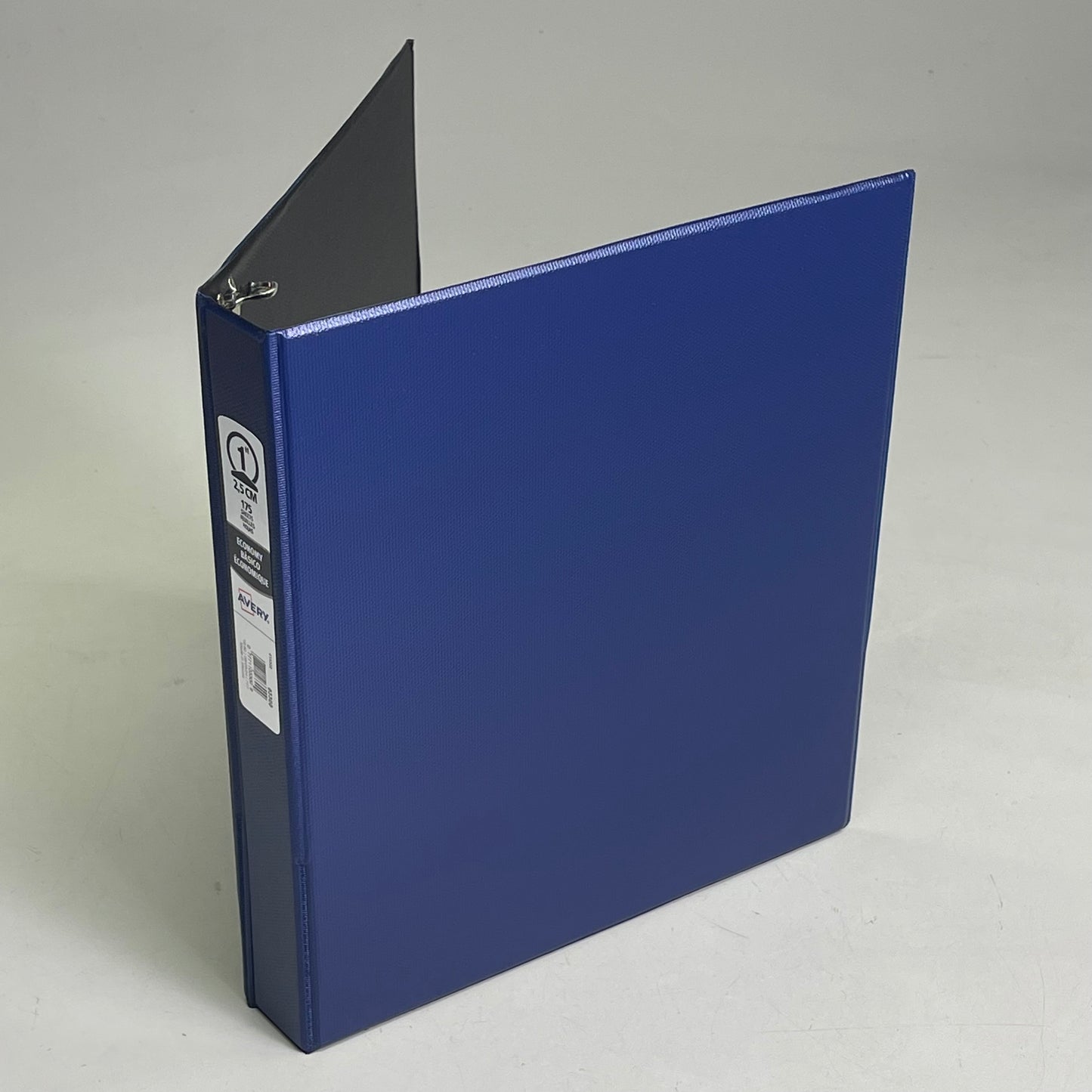 AVERY (12-PACK) Economy Binders 1" Round 3 Ring 11"x 8.5" Non-View Blue 03300