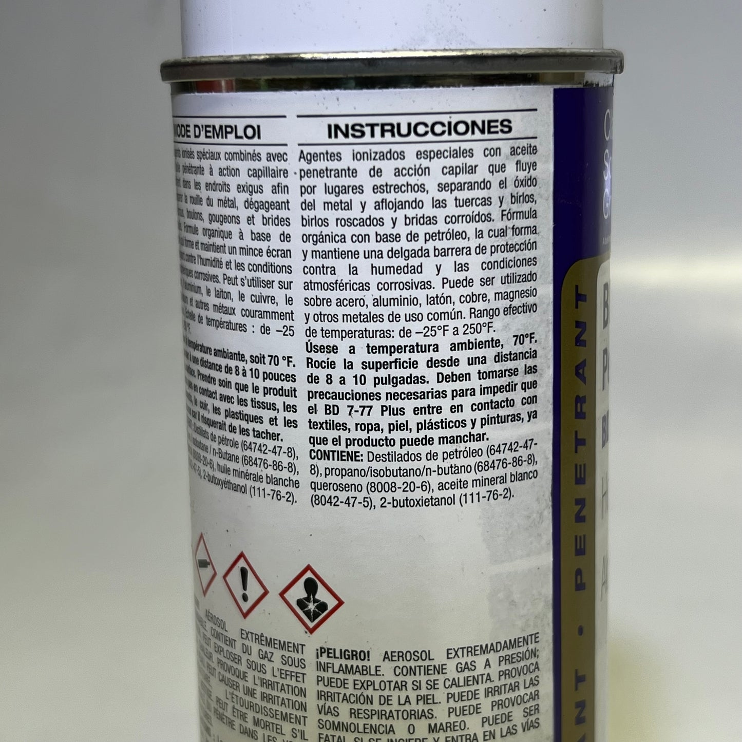 PRO-SOURCE BD7-77 Aerosol Penetrating Oil/Lubricant 15 oz, BD1107