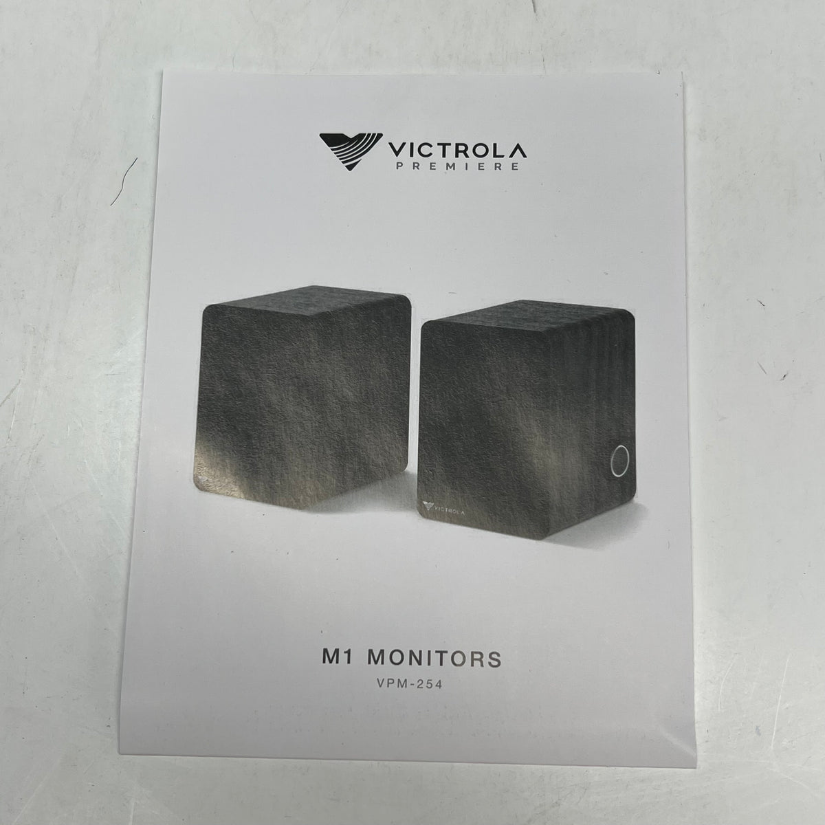 ZA@ VICTROLA Premiere M1 Bookshelf Monitors Sonically Designed Brown VPM-254-ESP (As-Is)