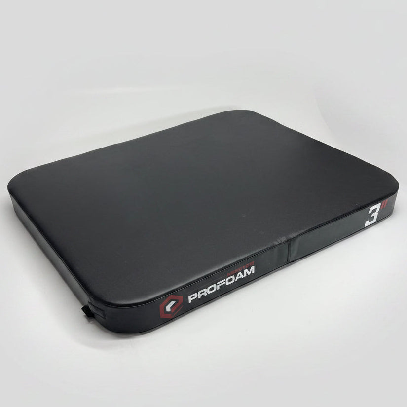 MEISTER Profoam Plyo Box Professional Gym-quality 3" Black 1131PBPFBK