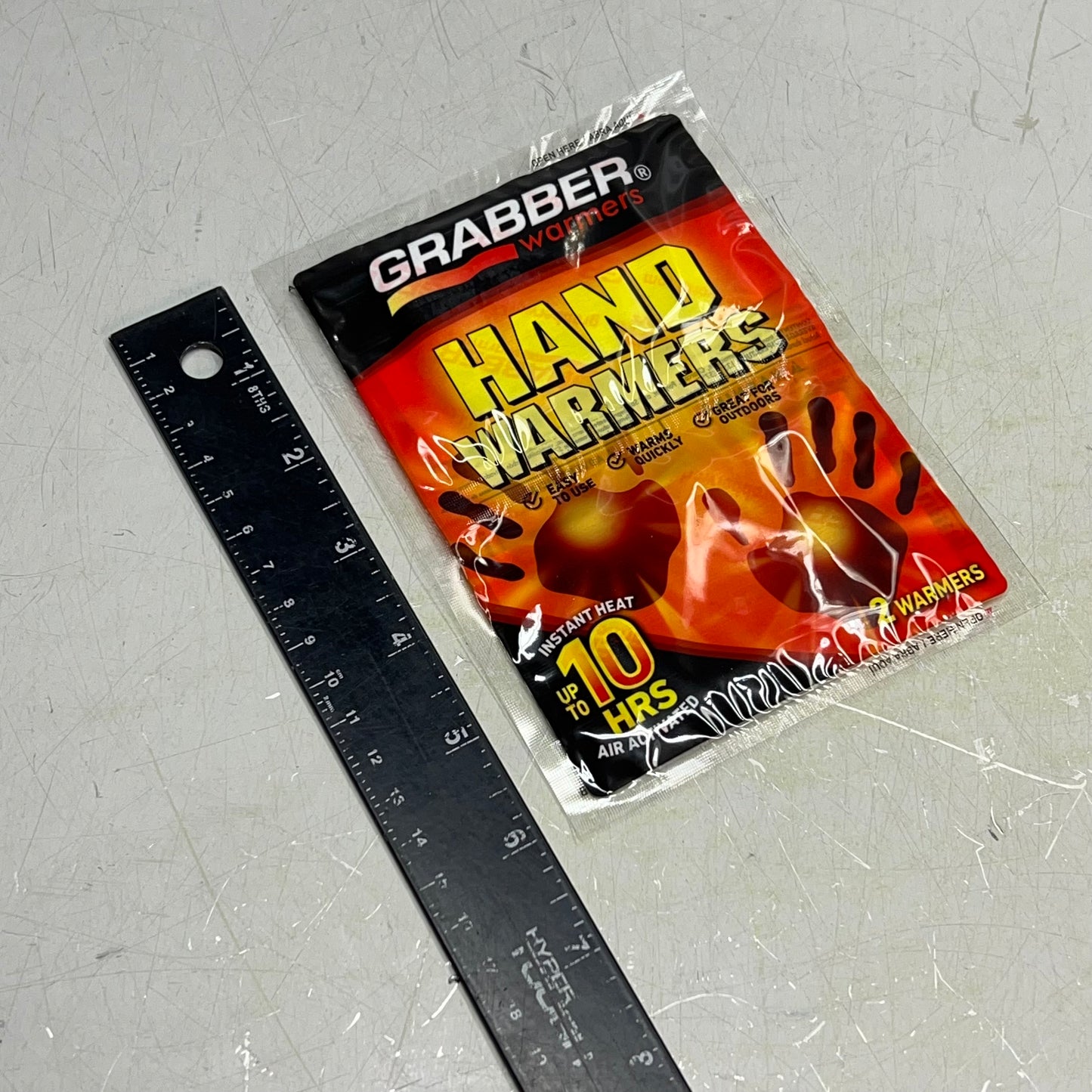 GRABBER WARMERS (40 PAIRS) Air Activated Ready To Use Hand Warmers 10 Hours