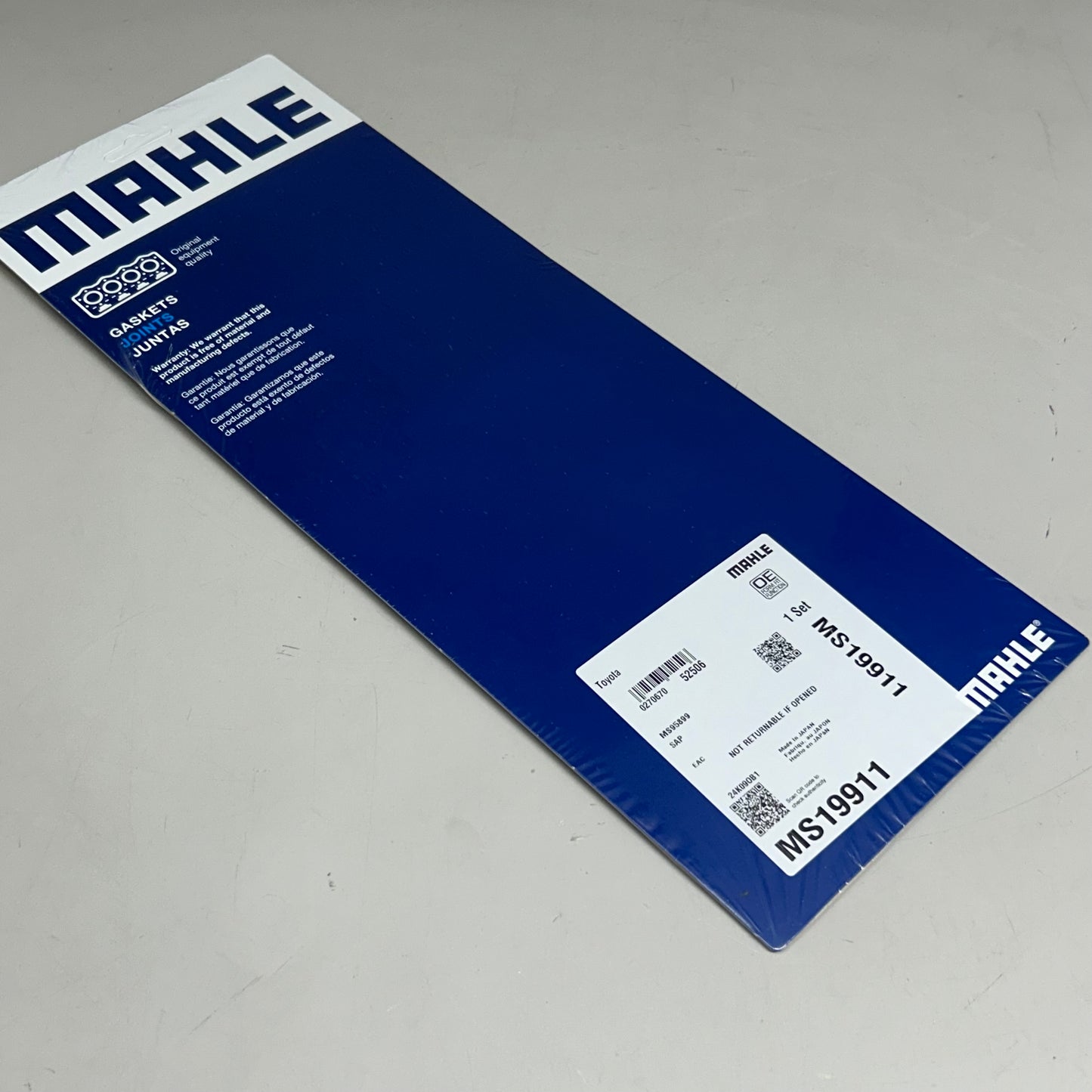 MAHLE Fuel Injection Plenum Gasket Replacement Part For Toyota MS19911