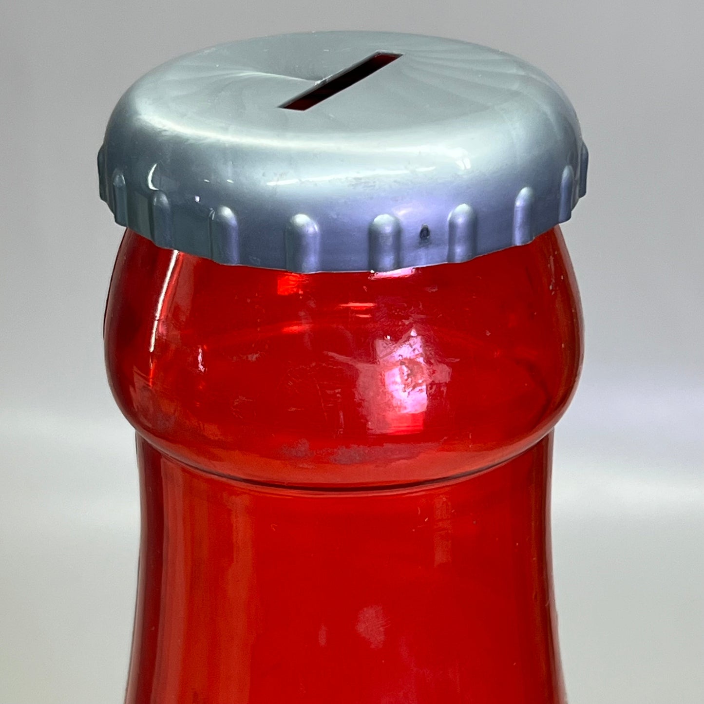 ZA@ COCA-COLA (2 PACK) Plastic Coke Bottle Bank 22"H Green & Red (AS-IS) B