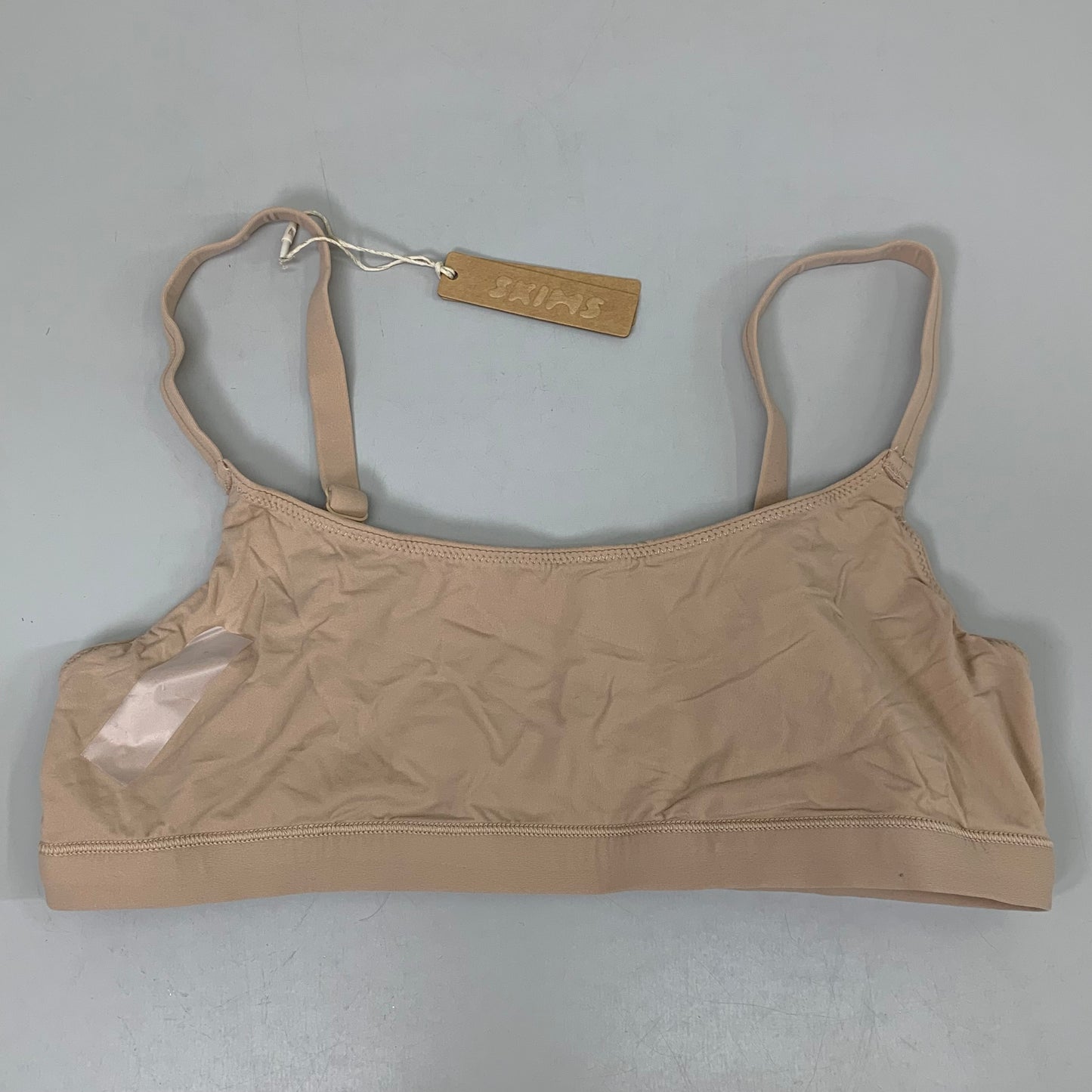 SKIMS Buttery Soft Fits Everybody Scoop Bralette Women's Sz M Clay BR-SCN-2025