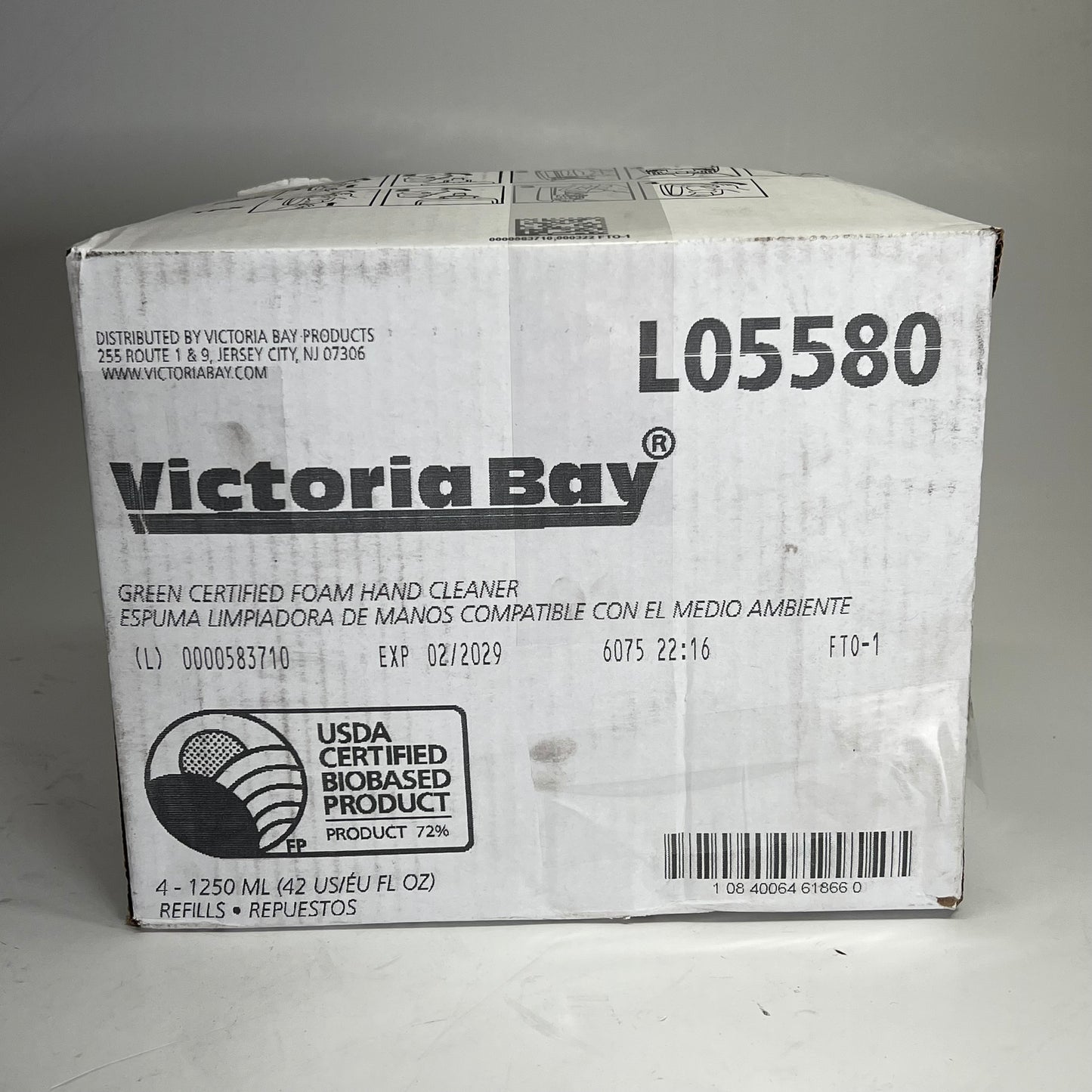 VICTORIA BAY (4 PACK) Green Certified Foam Hand Cleaner 42 Fl Oz BB 02/29L05580