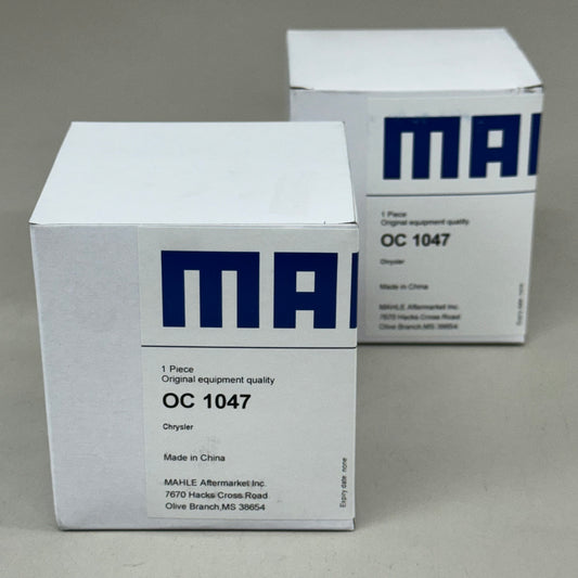 MAHLE (2 Pack) Replacement Oil Filter For Buick, Cadillac, Checy ETC OC 1047